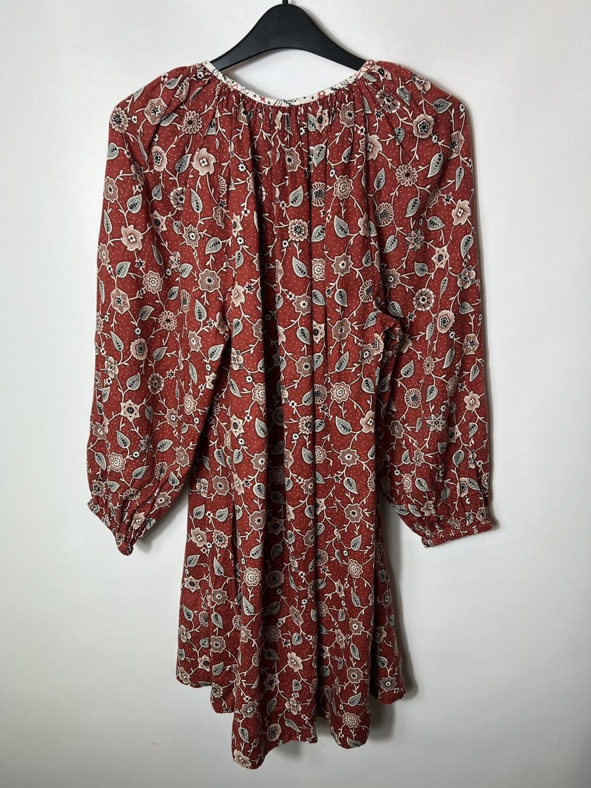 Isabel Marant Etoile Isabel Marant Etoile Tockya Floral Print Linen Tunic Dress Size M / US 6-8 / IT 42-44 - 9 Thumbnail