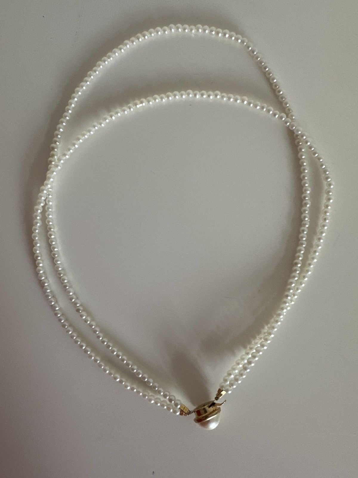 Vintage Pearl necklace accessory in gold detail Size ONE SIZE - 4 Thumbnail