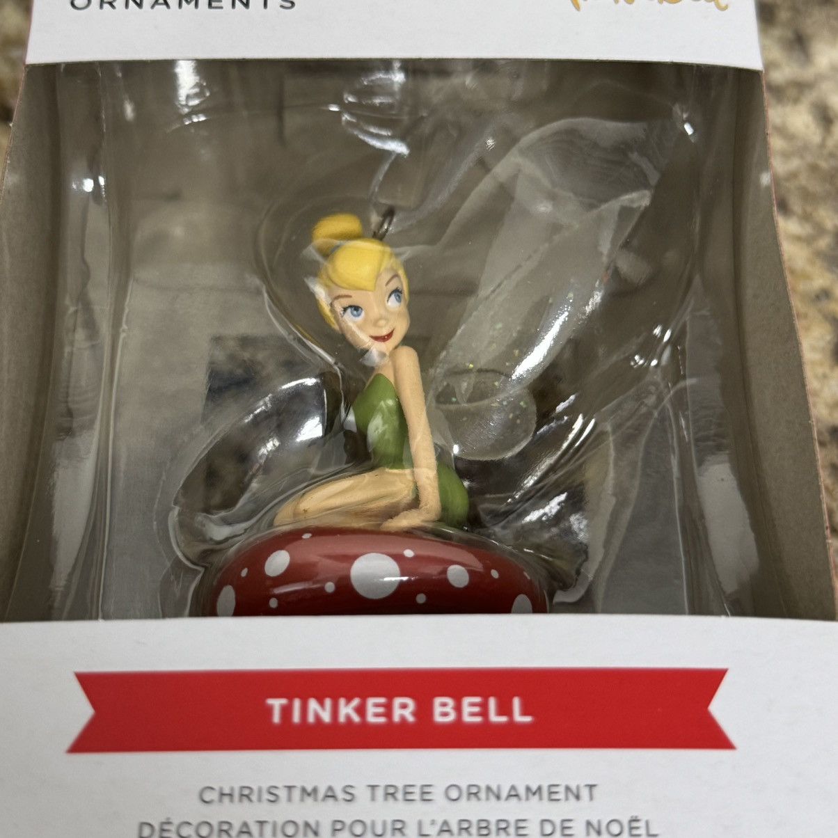 Disney × Other 2024 Hallmark Disney Tinker Bell Mushroom Christmas Ornament Size ONE SIZE - 3 Thumbnail
