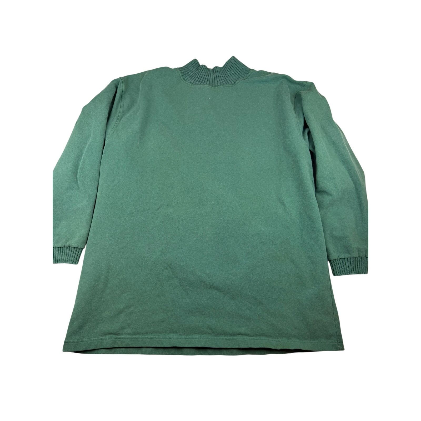 L.L. Bean L.L. Bean Mock Neck Sweatshirt Womens XL Sage Green Size XL / US 12-14 / IT 48-50 - 1 Thumbnail
