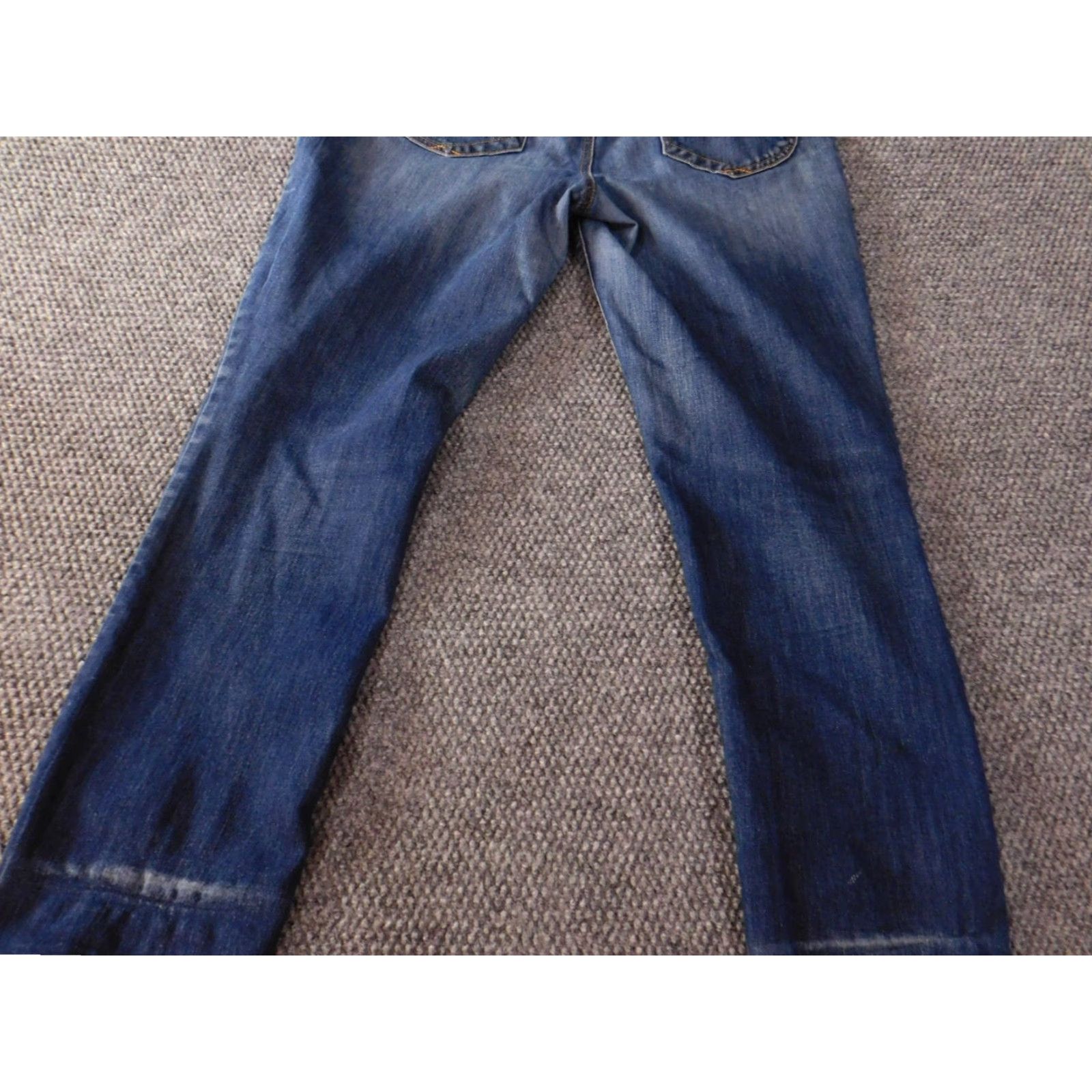Tommy Hilfiger Tommy Hilfiger Womens Jeans 12 Blue Low Rise Skinny Modern Fit Denim Regular Size 34" / US 12 / IT 48 - 6 Thumbnail