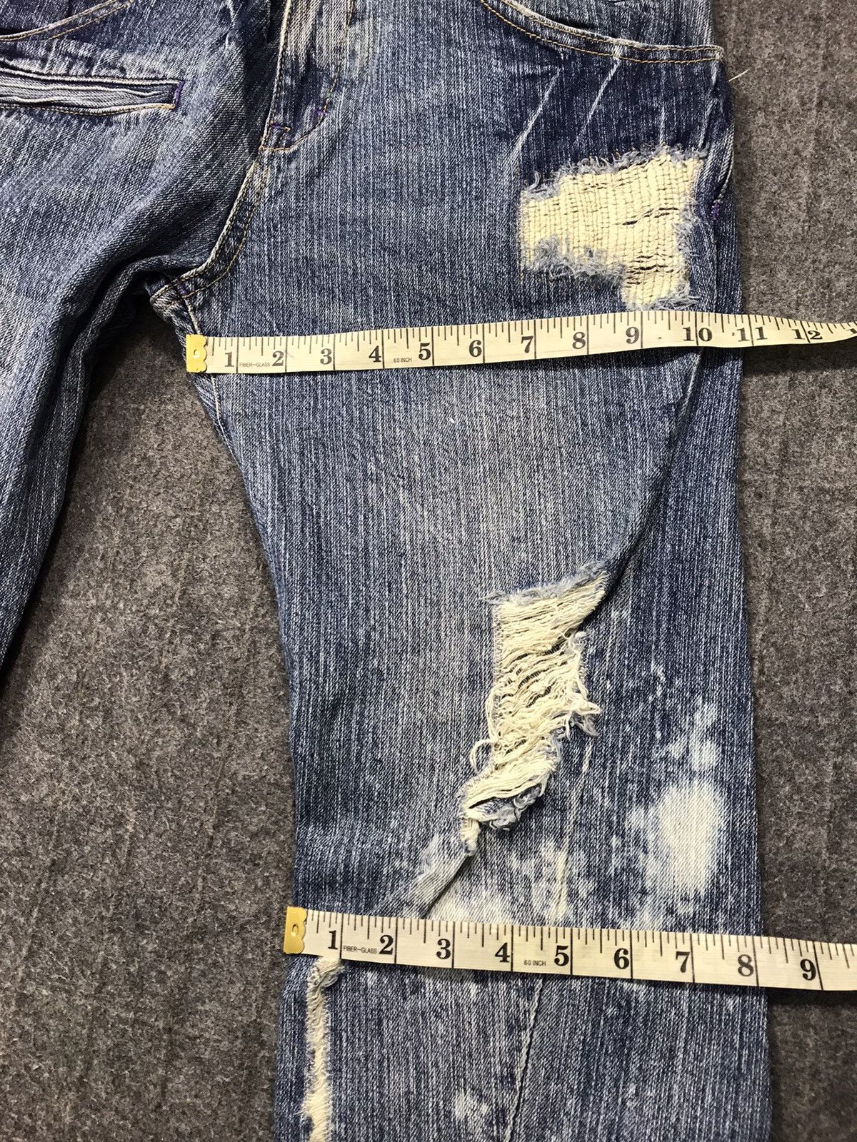 Japanese Brand Hype Kili Watch Cyber Punk Denim Jeans Size US 29 - 10 Thumbnail