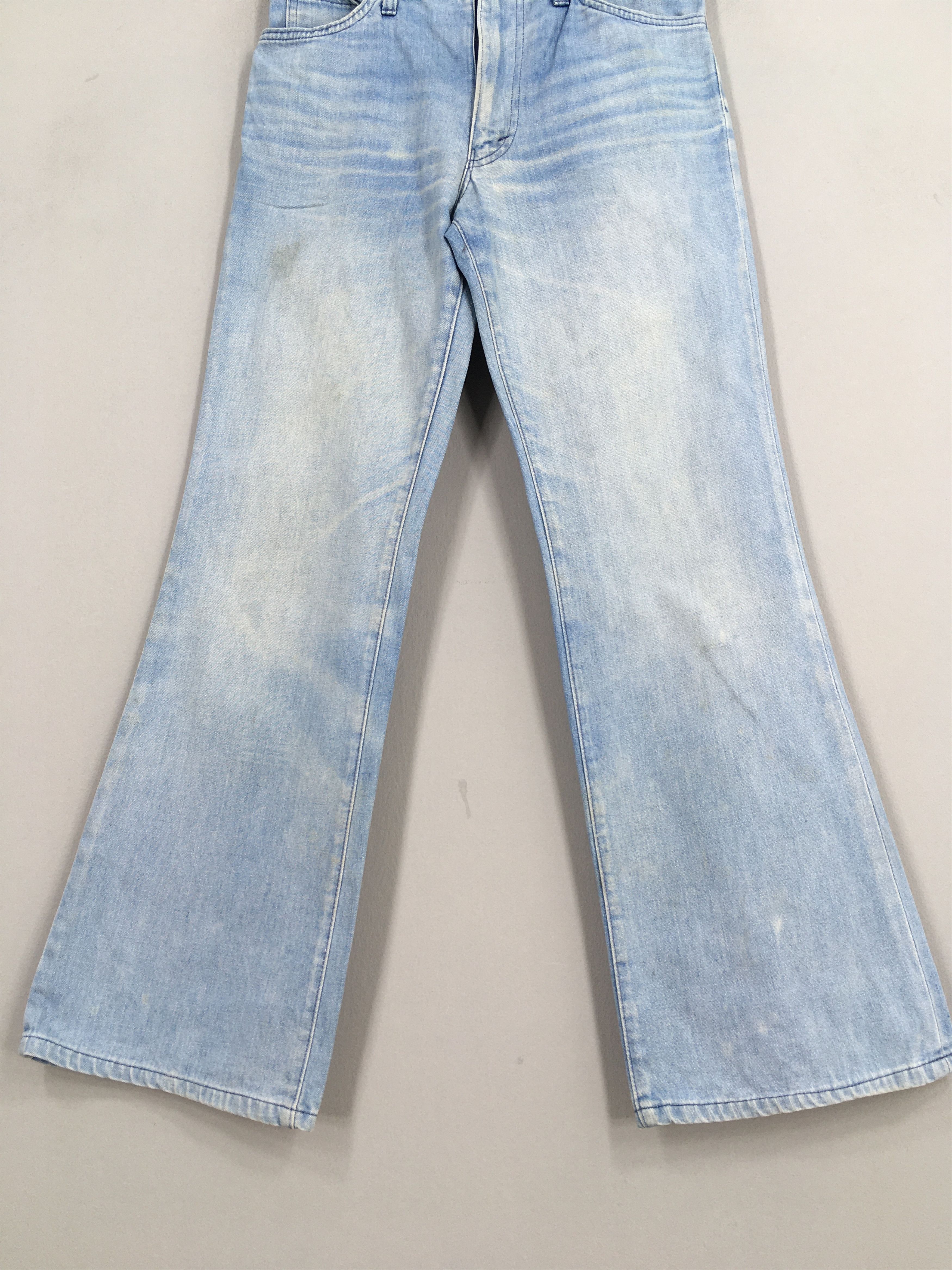 Levi's Size 27x28 Vintage 80s Bobson Bootcut Blue Flared Jeans S732 Size 27" / US 4 / IT 40 - 3 Thumbnail