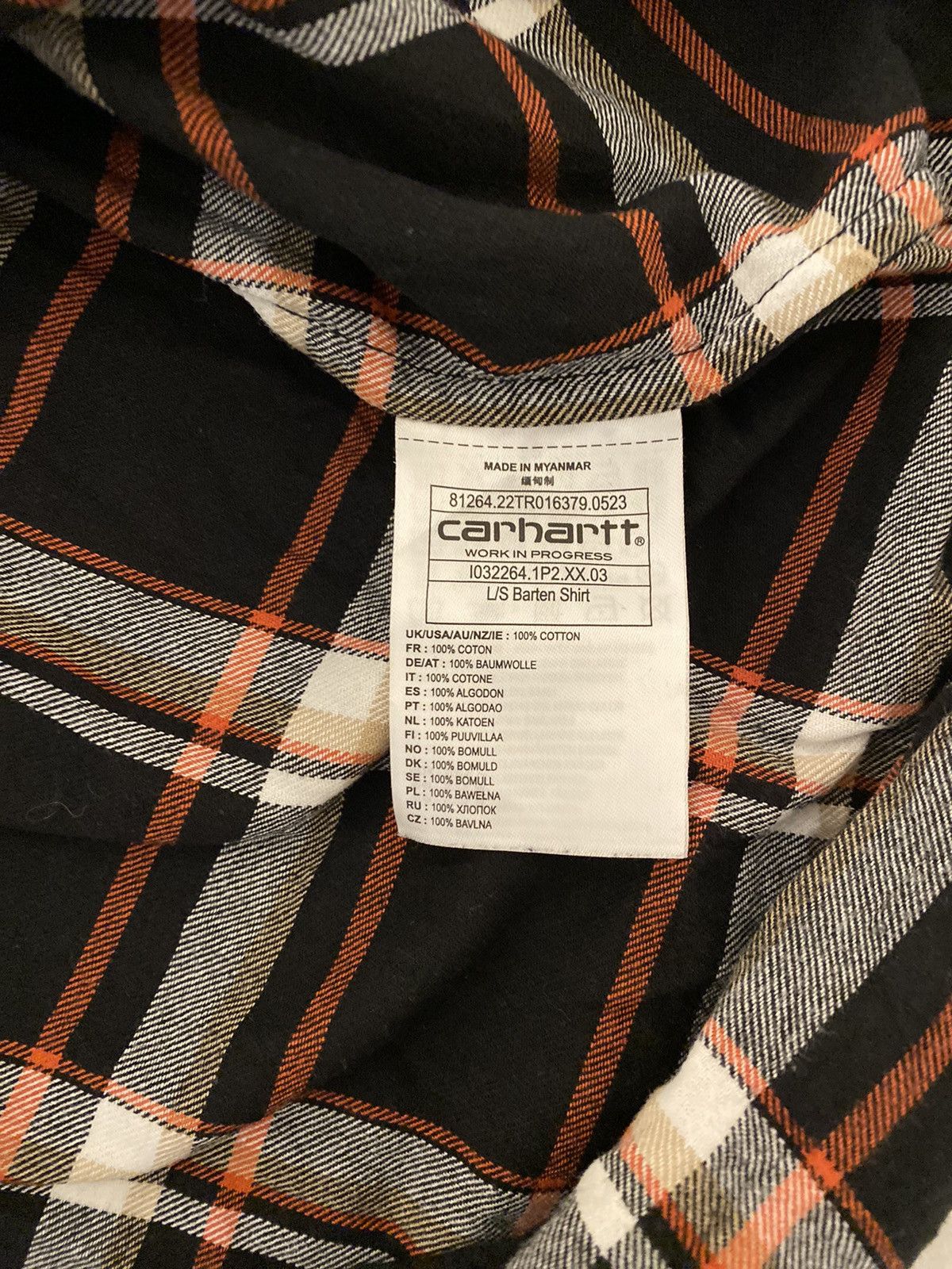 Carhartt Wip Carhartt WIP L/S Barten Shirt XXL Size US XXL / EU 58 / 5 - 12 Thumbnail
