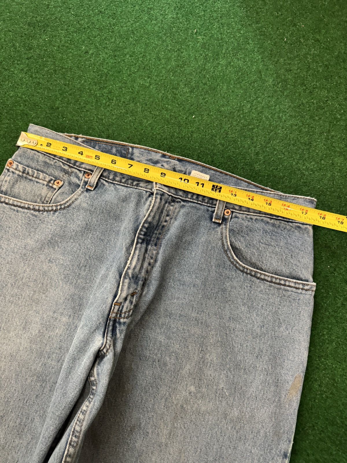 Levi's Vintage Clothing Vintage 90s Levi’s 570 Baggy Wide Leg Grunge Hip Hop Jeans Size US 35 - 6 Thumbnail