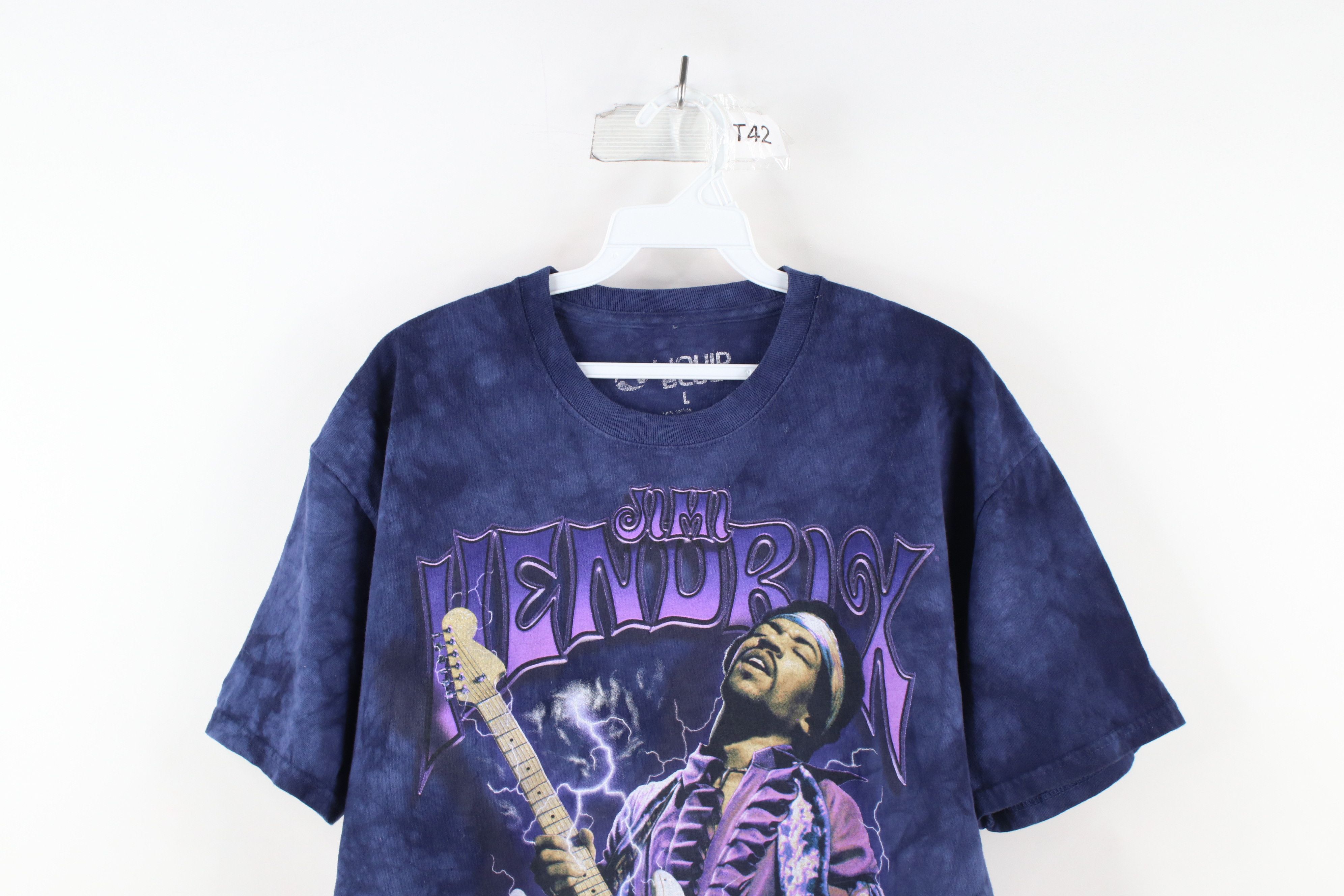 Liquid Blue Retro Liquid Blue Purple Haze Jimi Hendrix Band T-Shirt Size US L / EU 52-54 / 3 - 2 Thumbnail