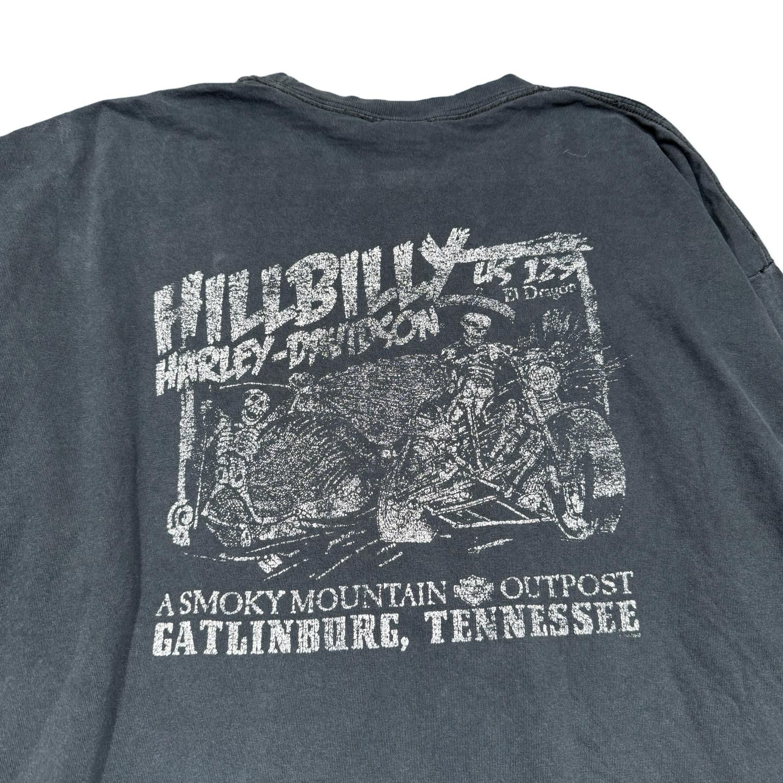 Harley Davidson Harley-Davidson Motorcycles Grunge Long Sleeve Graphic Tee Size US XXL / EU 58 / 5 - 4 Thumbnail