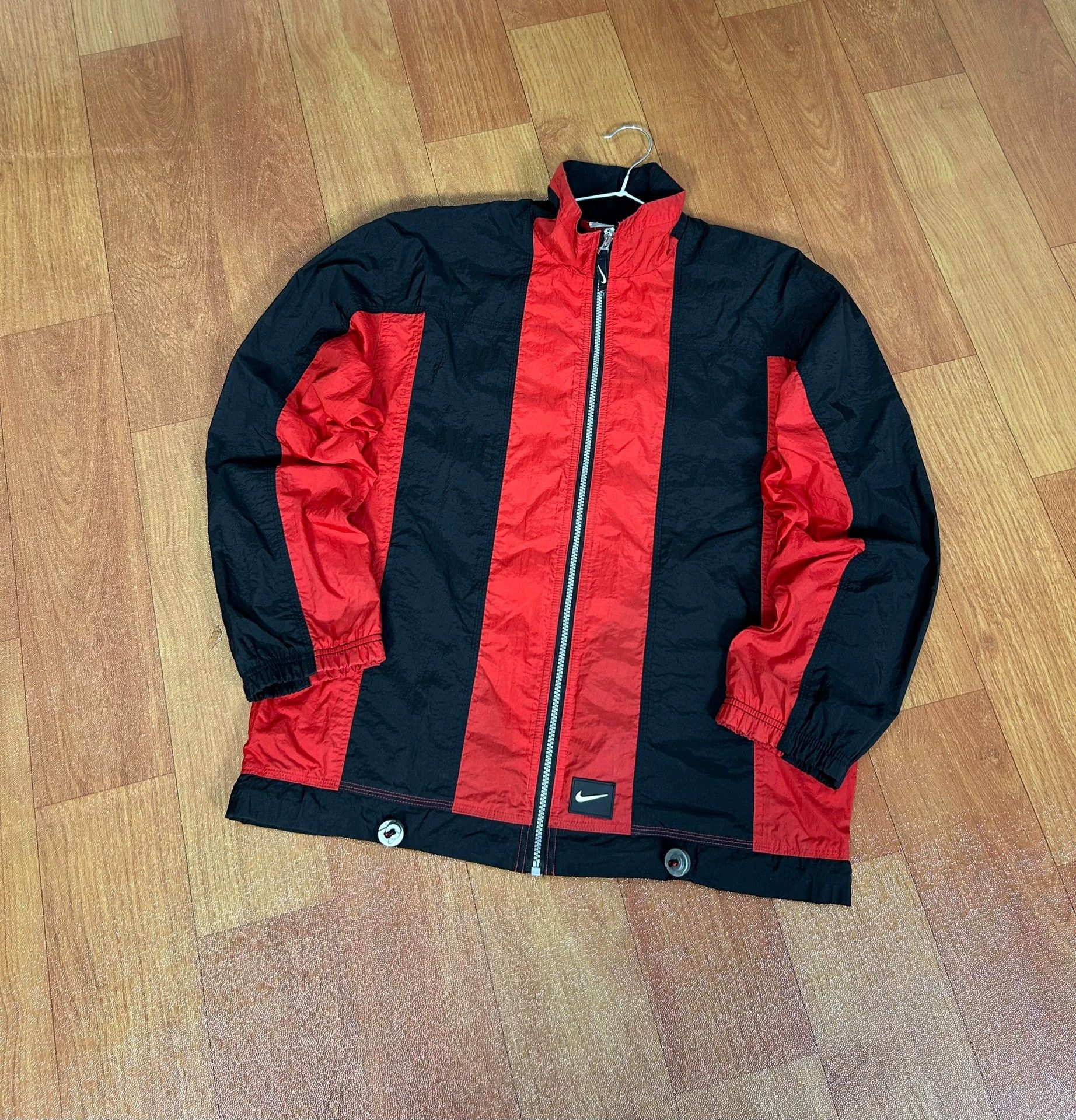 Nike Unisex Vintage 2000s Y2K Nike Track Jacket / Windbreaker Size US L / EU 52-54 / 3 - 1 Thumbnail