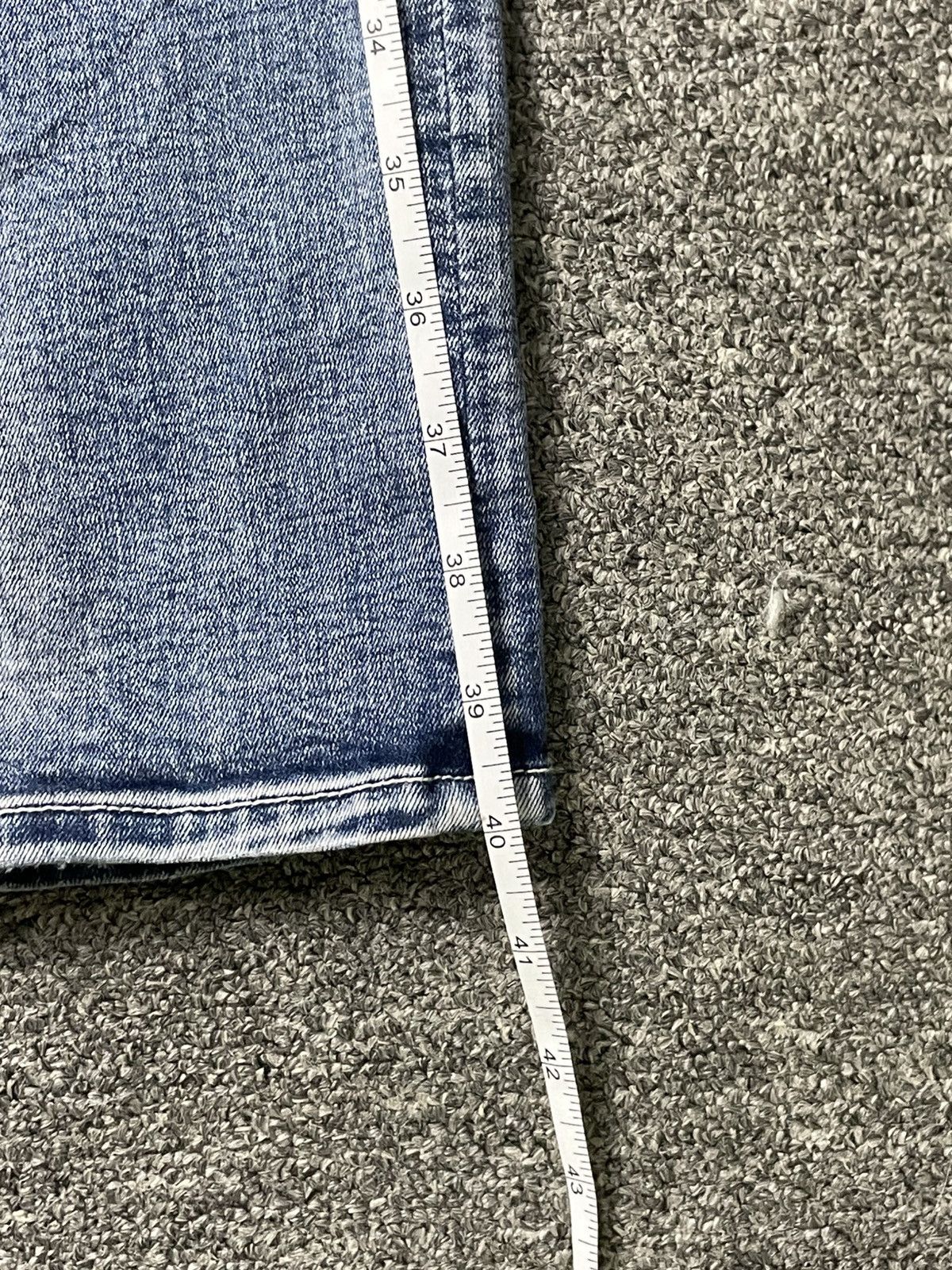 Japanese Brand U-Men Brand Distressed Skinny Denim (62) Size US 30 / EU 46 - 11 Thumbnail
