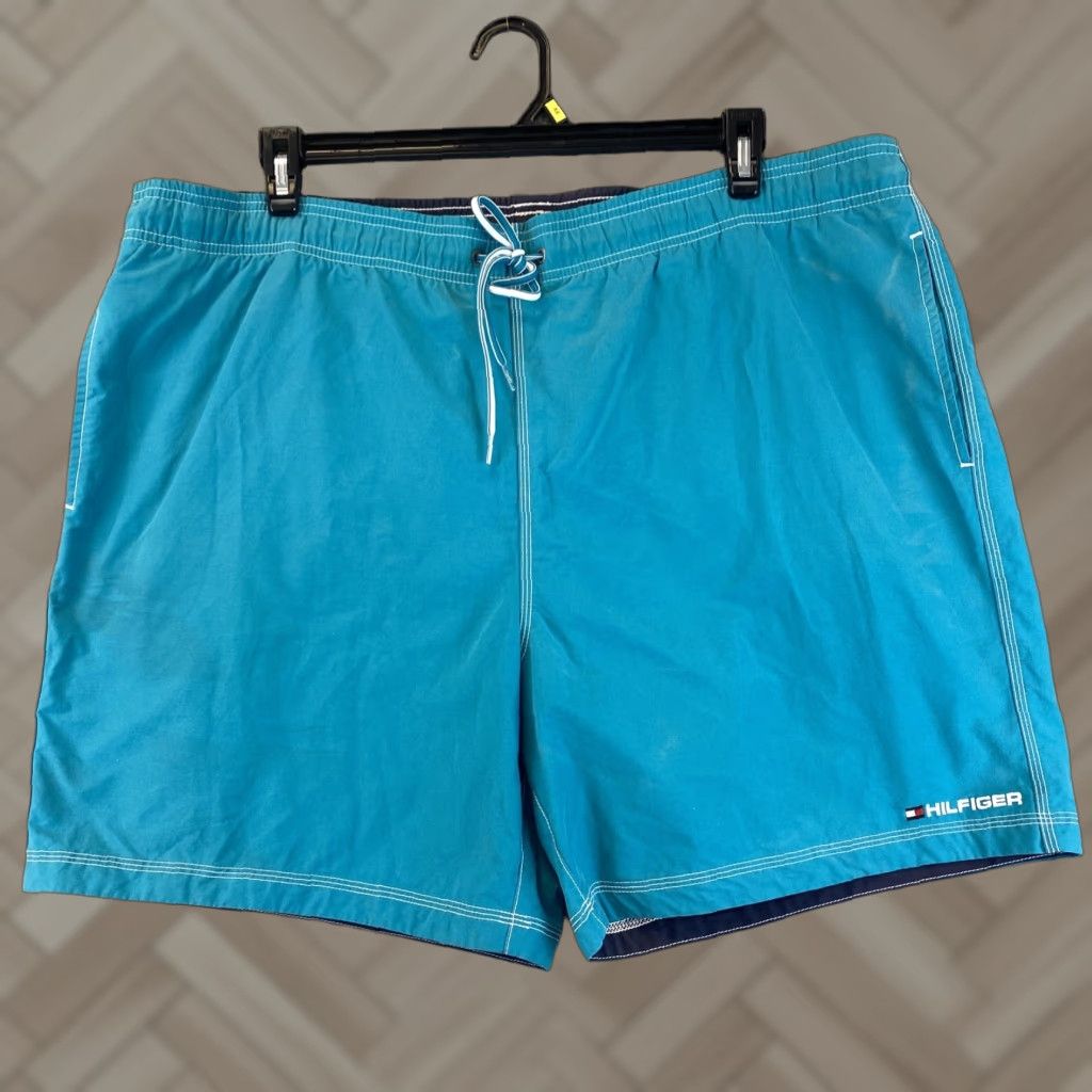 Tommy Hilfiger Tommy Hilfiger SZ XXL Mens Mint Green Khaki Casual Shorts Classic Fit 58-21 Regular Size 40 Green Chino Surf Sorts / 58-21 Size US 40 / EU 56 - 1 Thumbnail