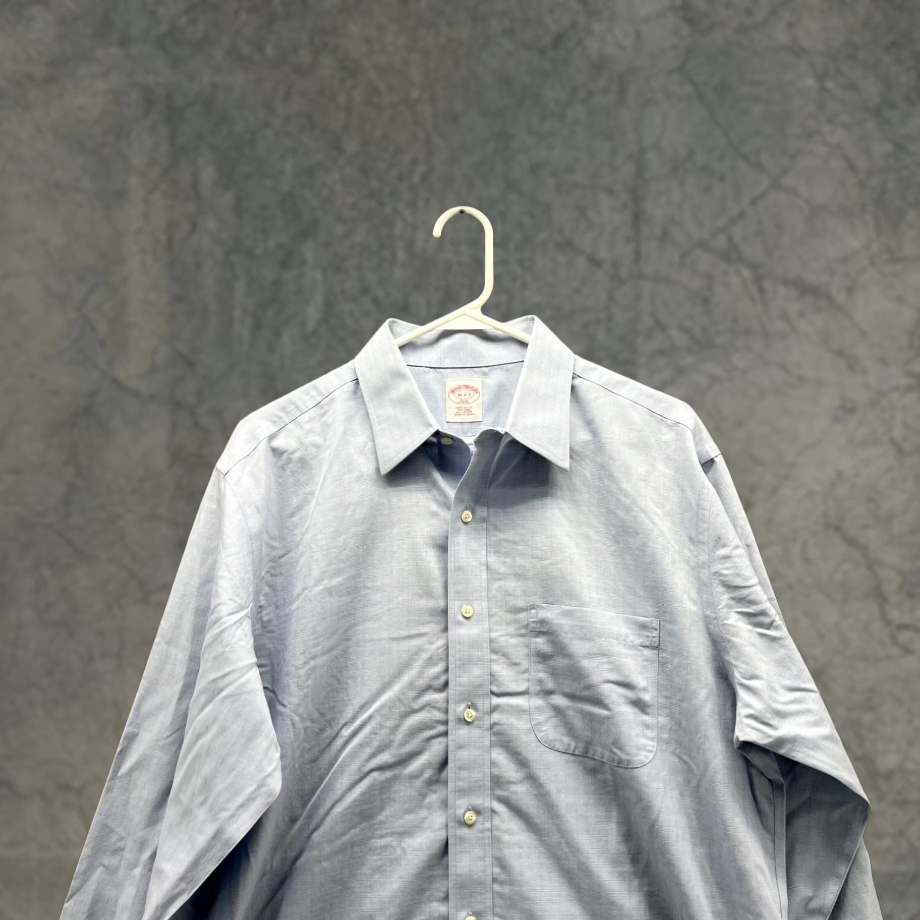 Brooks Brothers VINTAGE Brooks Brothers 346 Shirt Men 16 2/3 Blue Casual Button-Down Regular Preppy Size US L / EU 52-54 / 3 - 1 Thumbnail