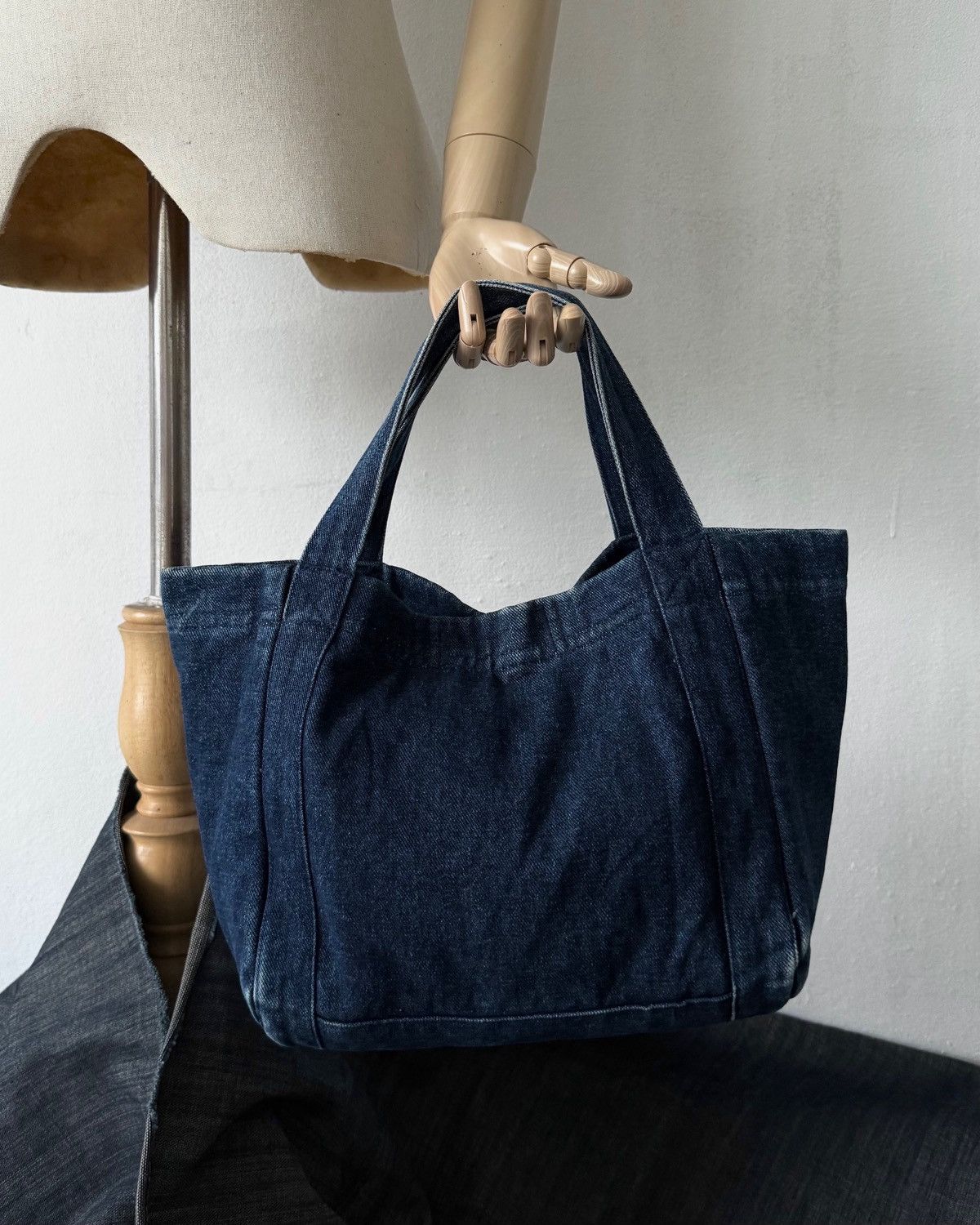 Blue Blue Japan BLUE BLUE ANCHOR DENIM TOTE BAG Size ONE SIZE - 11 Thumbnail