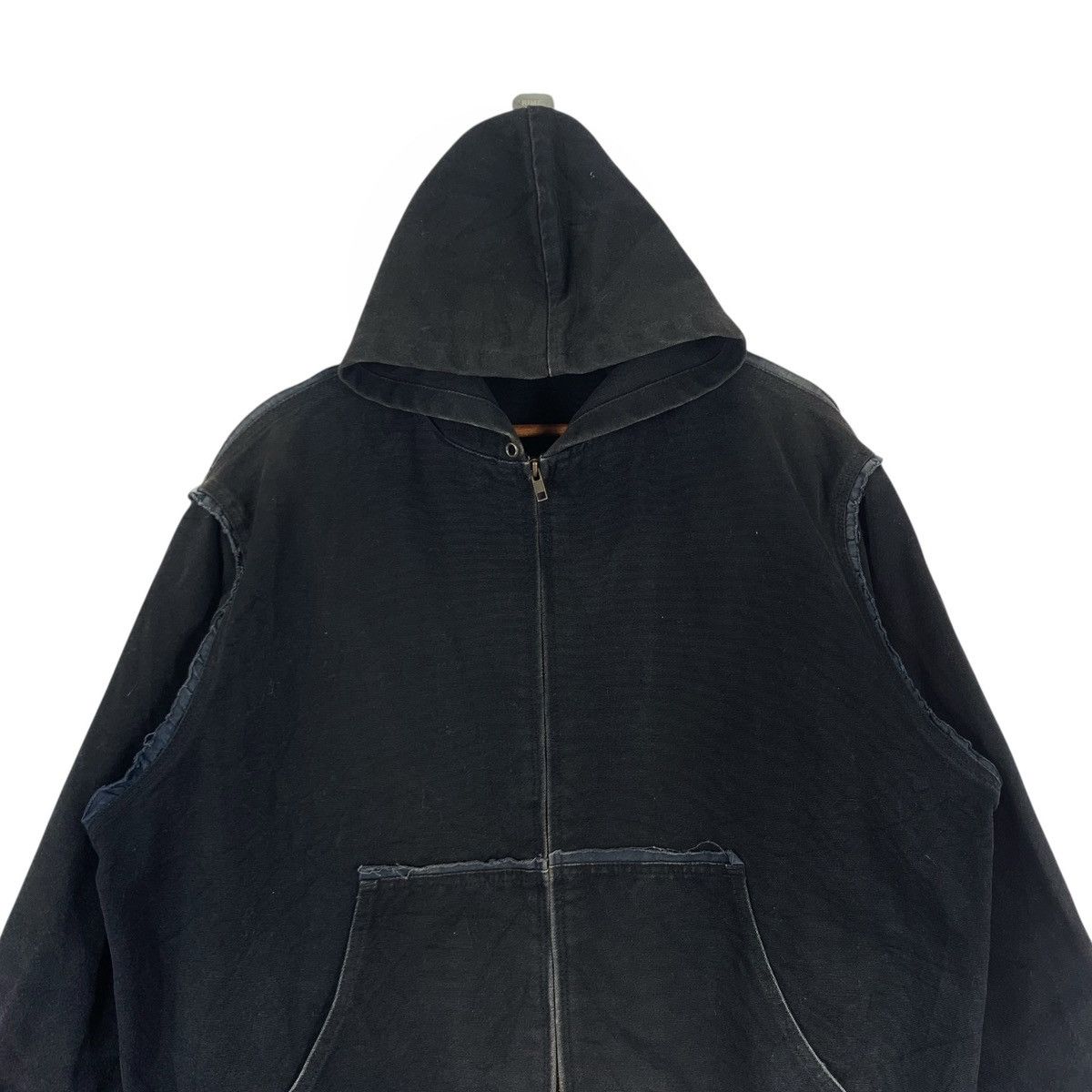 Japanese Brand × Vintage Vintage Japanese Brand Black Jacket Hoodie Size US M / EU 48-50 / 2 - 2 Thumbnail
