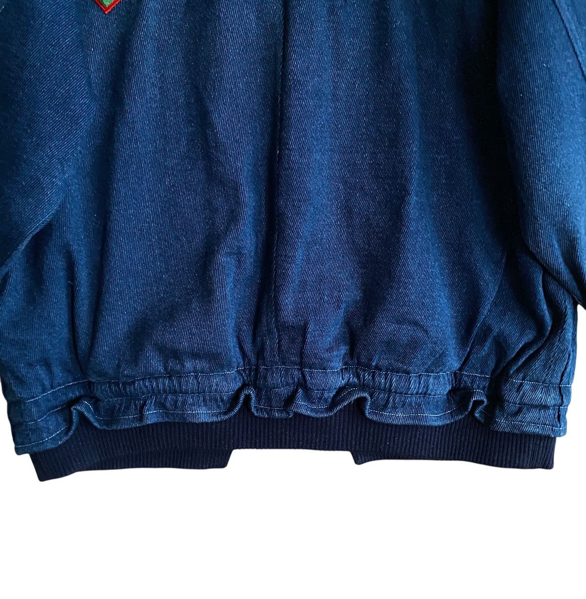 Japanese Brand Rare Vintage Japanese Brand Diable Denim Bomber Jacket 1990s Size US L / EU 52-54 / 3 - 8 Thumbnail