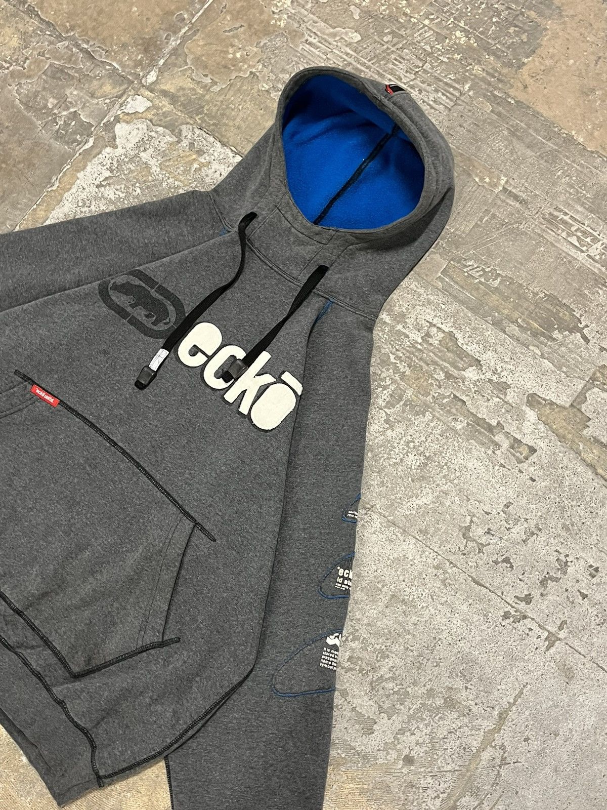 Ecko Unltd. × Vintage Crazy rare y2k ecko streetwear hip hop skater hoodie Size US XL / EU 56 / 4 - 6 Thumbnail