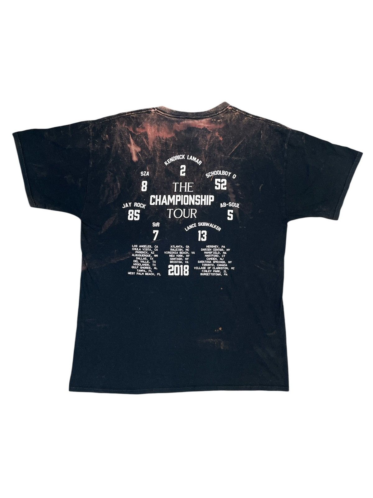 Kendrick Lamar Kendrick Lamar Damn Tour Acid Wash T Shirt 2018 Size US L / EU 52-54 / 3 - 2 Thumbnail