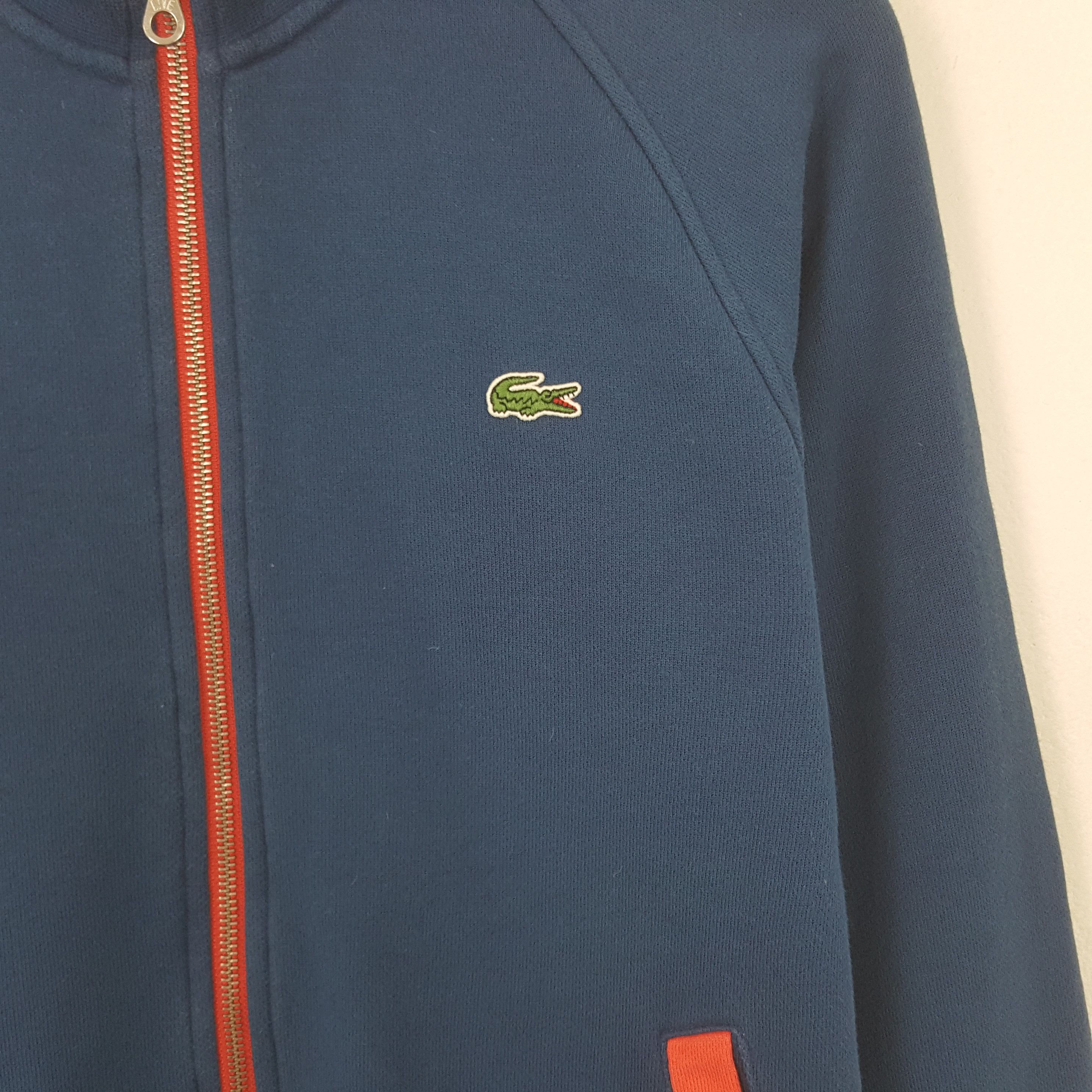 Lacoste Vintage Lacoste Live Fleece Zipper Jacket Size US S / EU 44-46 / 1 - 2 Thumbnail