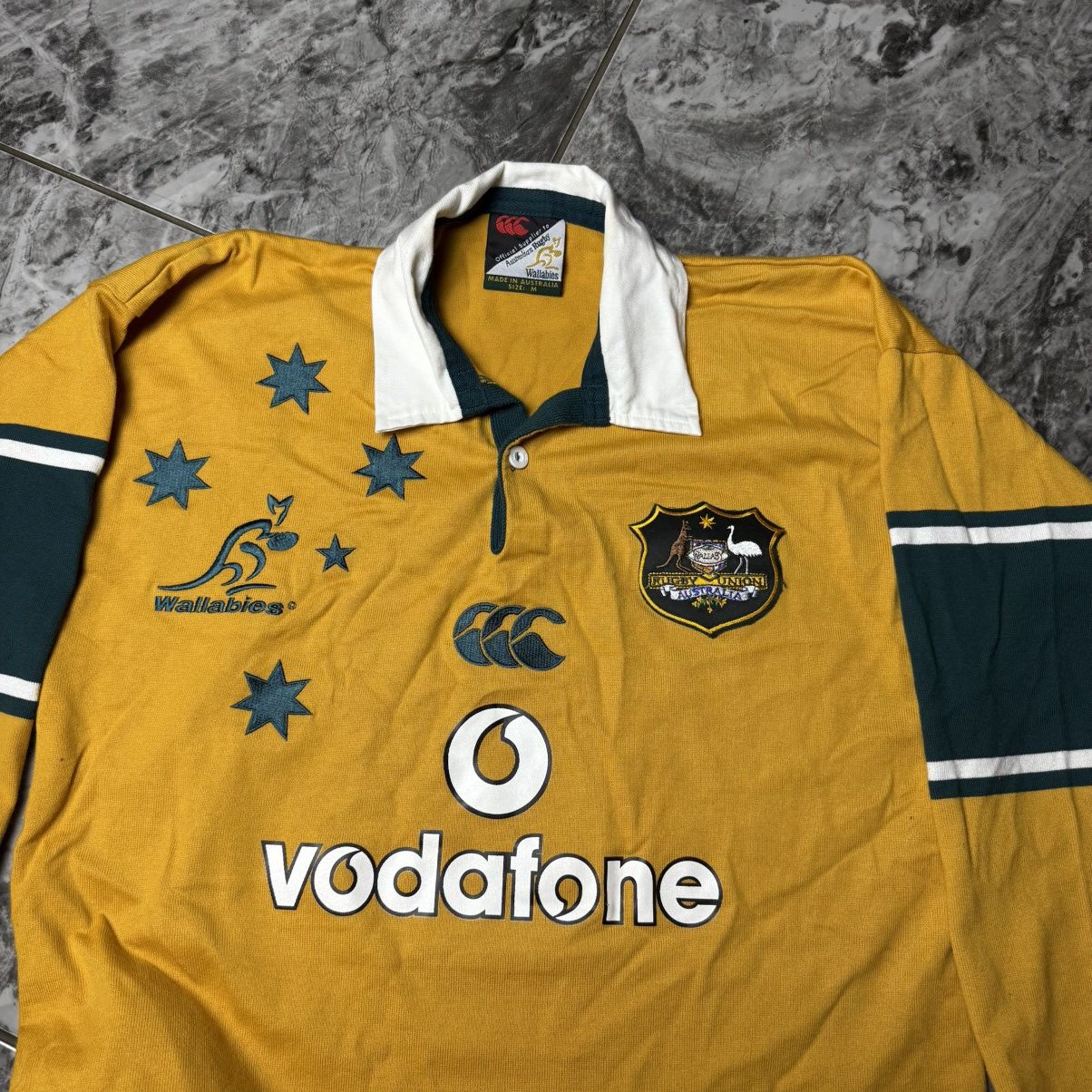 Canterbury of New Zealand Canterbury Wallabies Australian Rugby Jersey Vodafone Size US M / EU 48-50 / 2 - 4 Thumbnail
