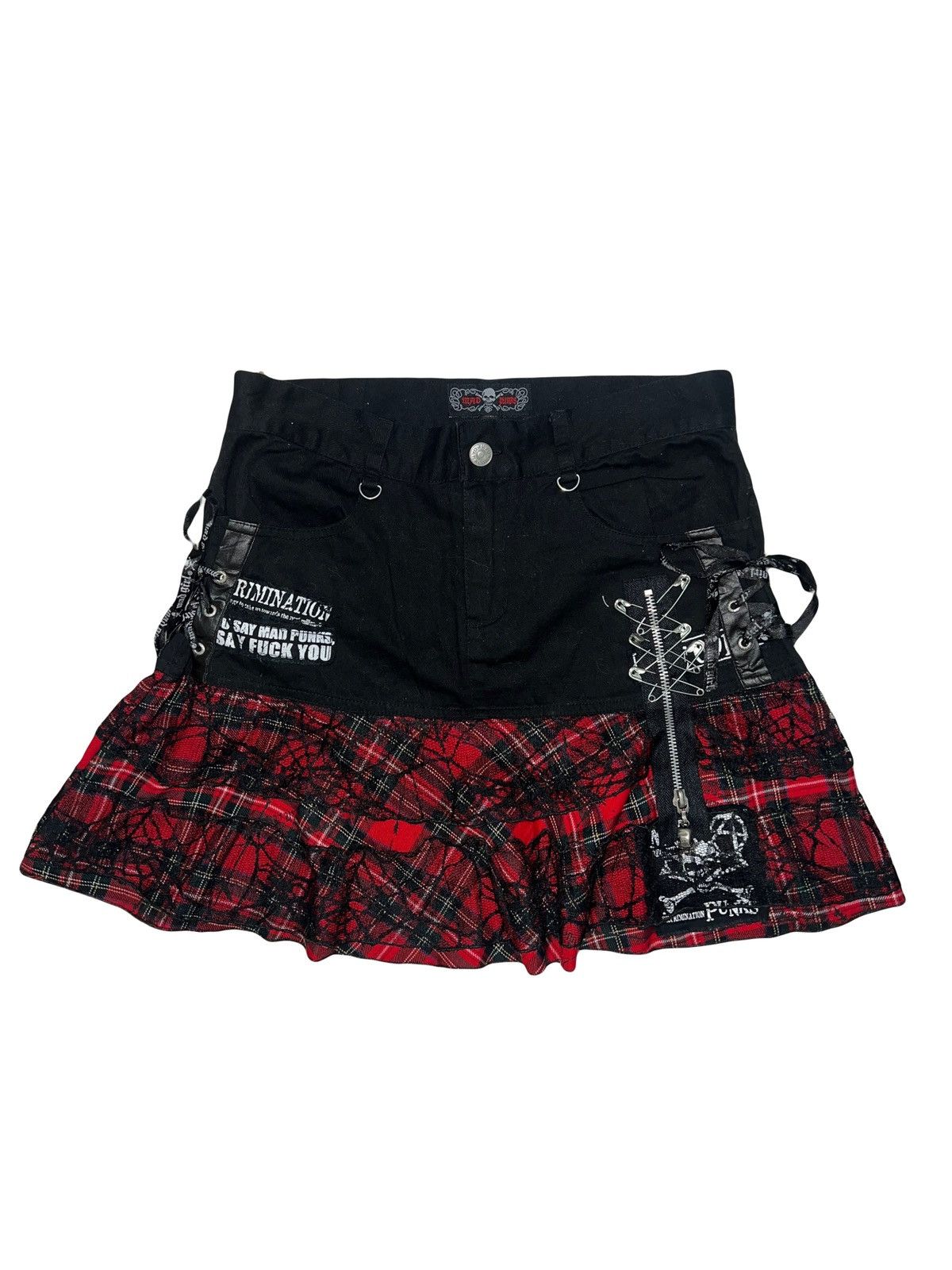 Japanese Brand Madpunks mini skirt 🧛🏻‍♀️🖤 Size 28" / US 6 / IT 42 - 1 Thumbnail