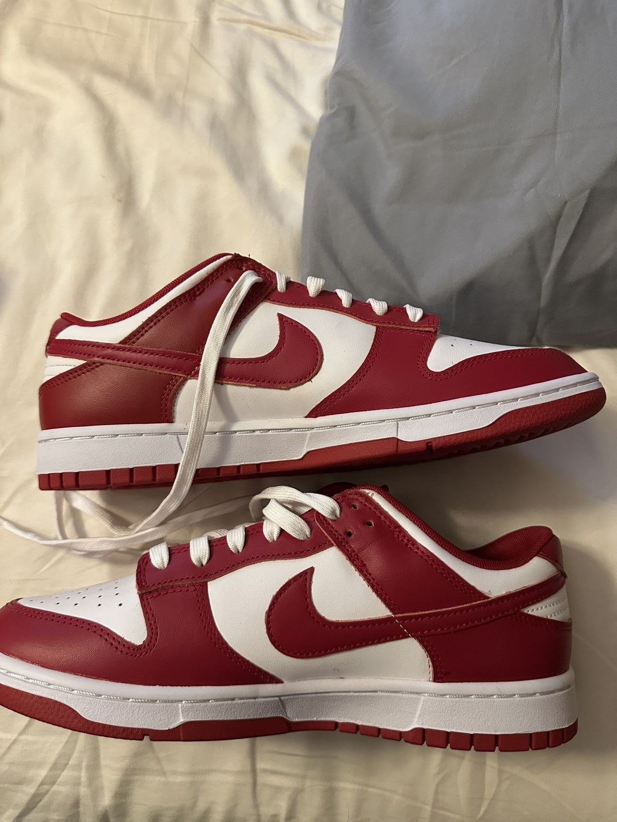 Nike Dunk 9.5 Red/White Size US 9.5 / EU 42-43 - 6 Thumbnail