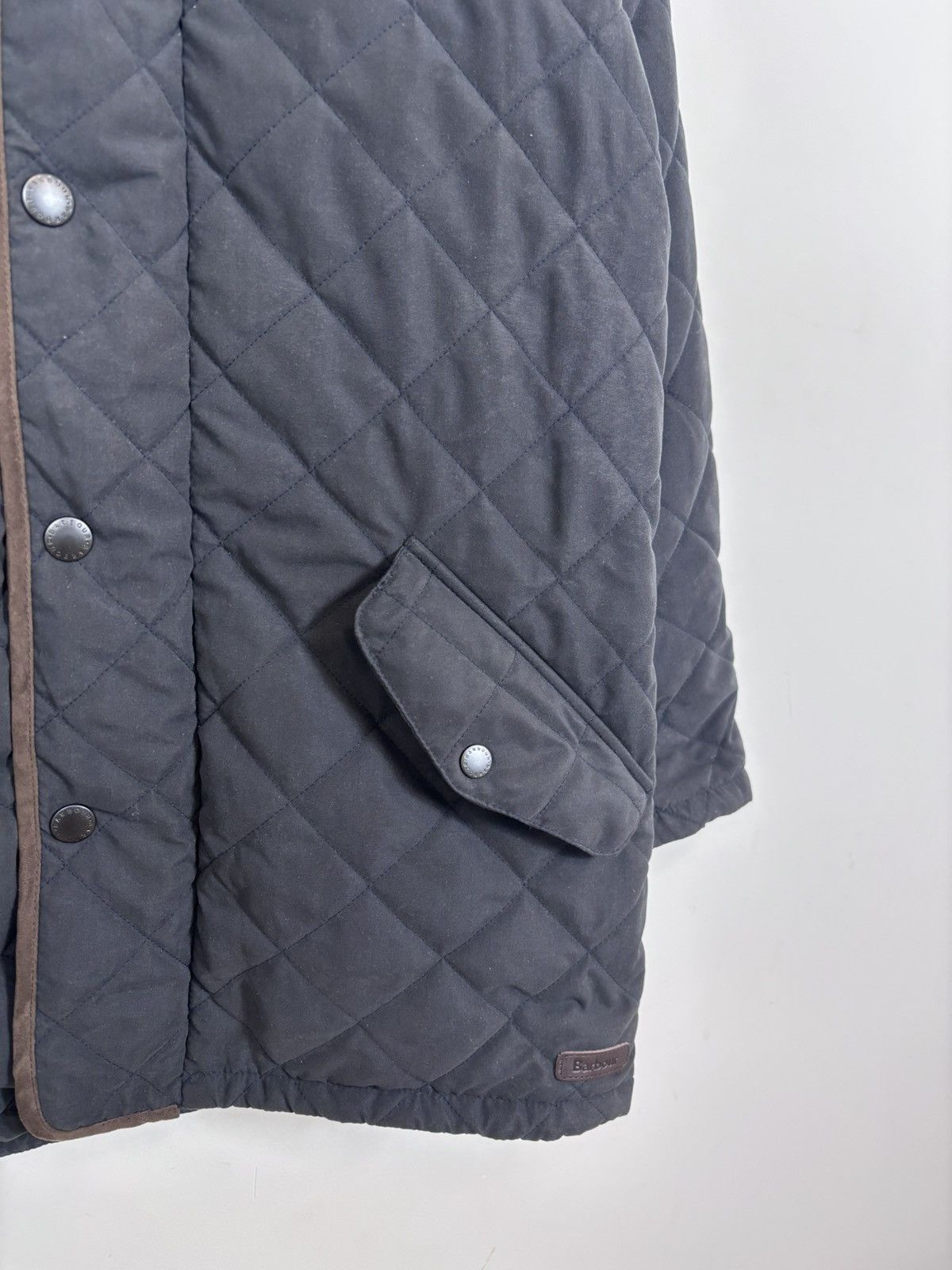 Barbour Barbour Men’s Waterproof Shoveler Quilted Jacket Navy Coat Size US L / EU 52-54 / 3 - 7 Thumbnail