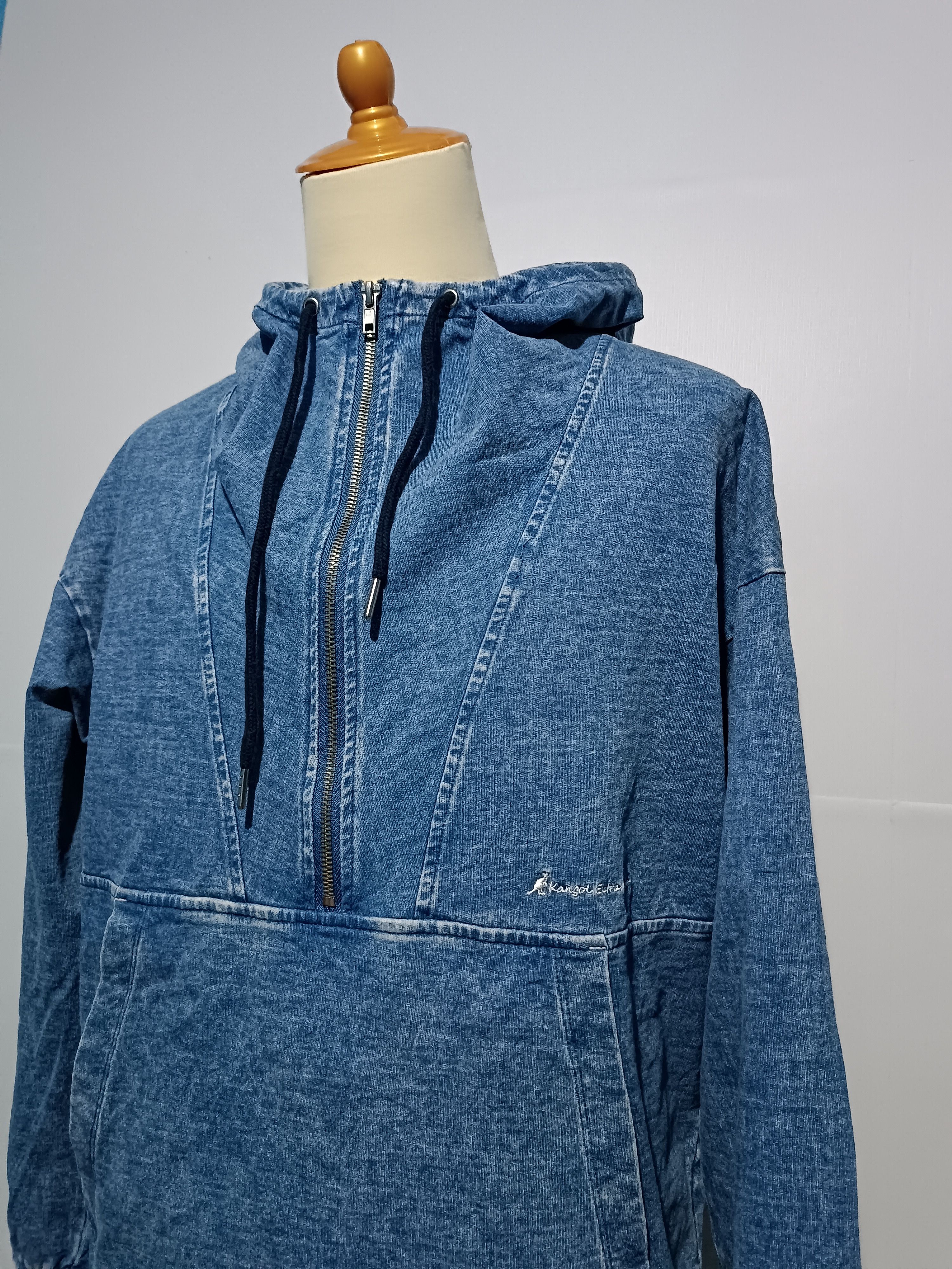 Kangol Unisex Kangol Kangaroo Pocket Half Zipper Size US M / EU 48-50 / 2 - 2 Thumbnail