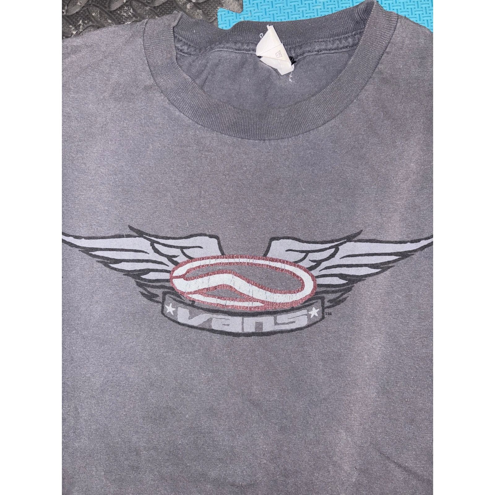 Vans Vintage Vans 90s Y2K shirt cut sleeves XL skate grunge fade Size US XL / EU 56 / 4 - 2 Thumbnail