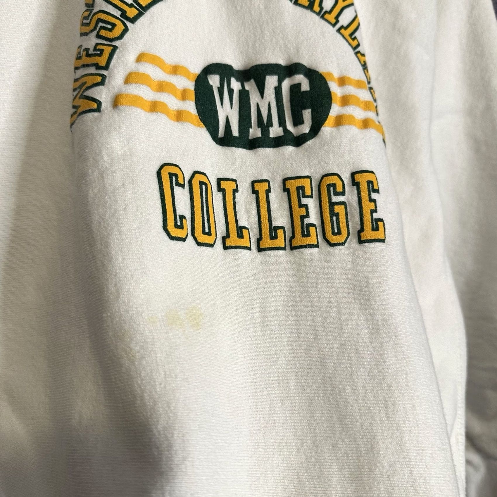Vintage VINTAGE MVP Pro Reverse Weave Crewneck Sweatshirt L Mens 1980s WMC Western Maryland White Size US L / EU 52-54 / 3 - 3 Thumbnail