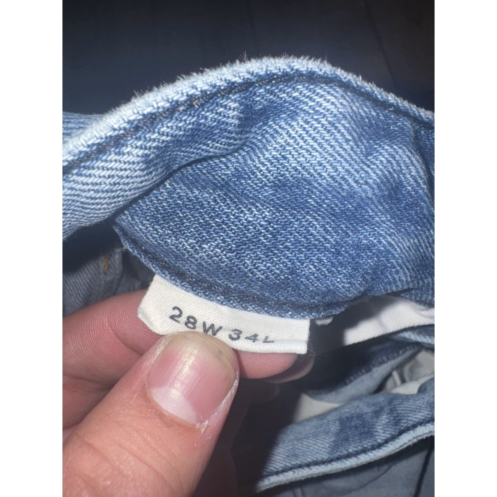 Buck Mason Buck Mason PO 3015 Button Fly Stone Washed Ripped Jeans 28x26 Beige Skinny Mens Regular 28 Inseam 26 Jeans Box Stone Washed Buck Mason Shirt? Size US 28 / EU 44 - 6 Thumbnail