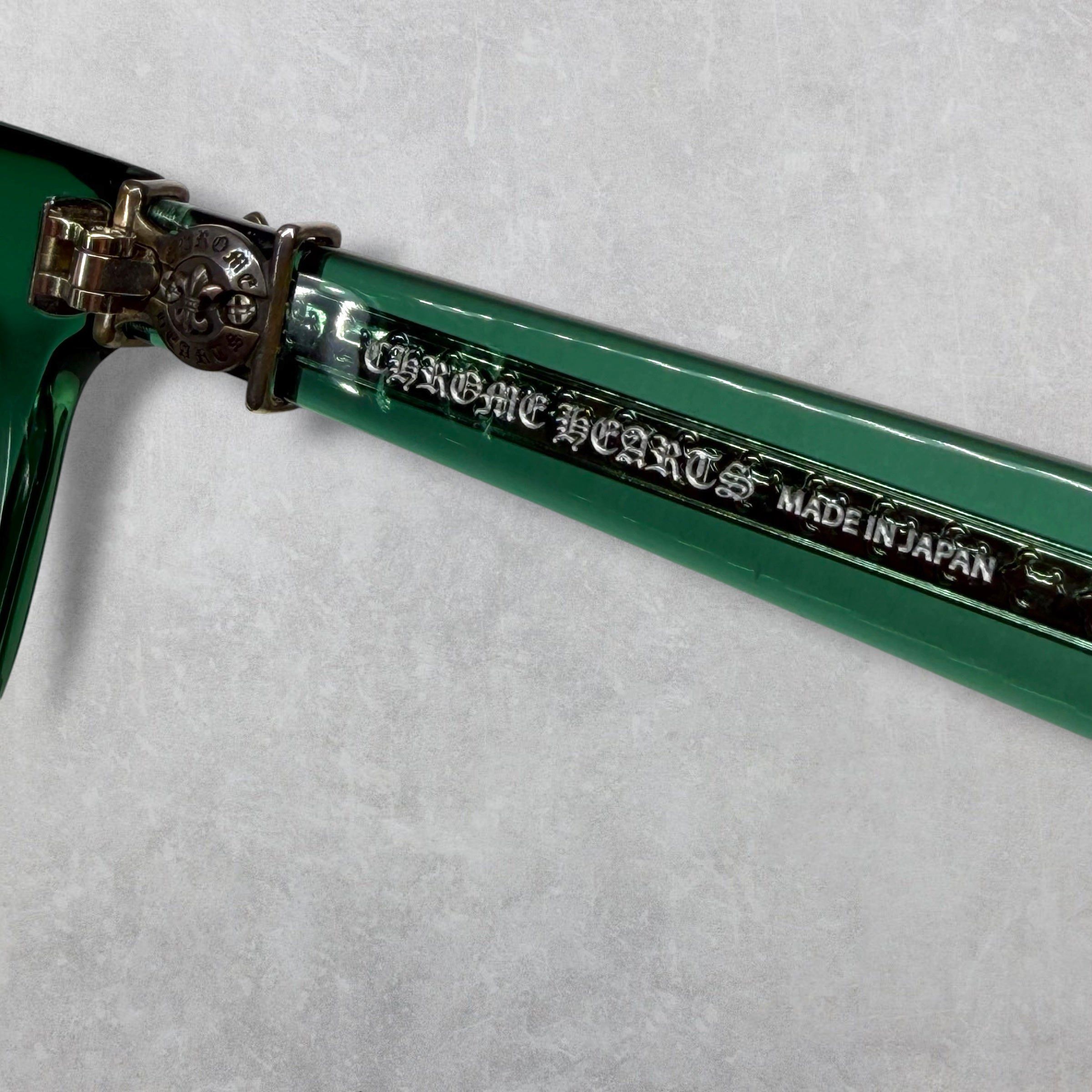 Chrome Hearts Chrome Hearts See You In Tea Marine Green Glasses Size ONE SIZE - 7 Thumbnail