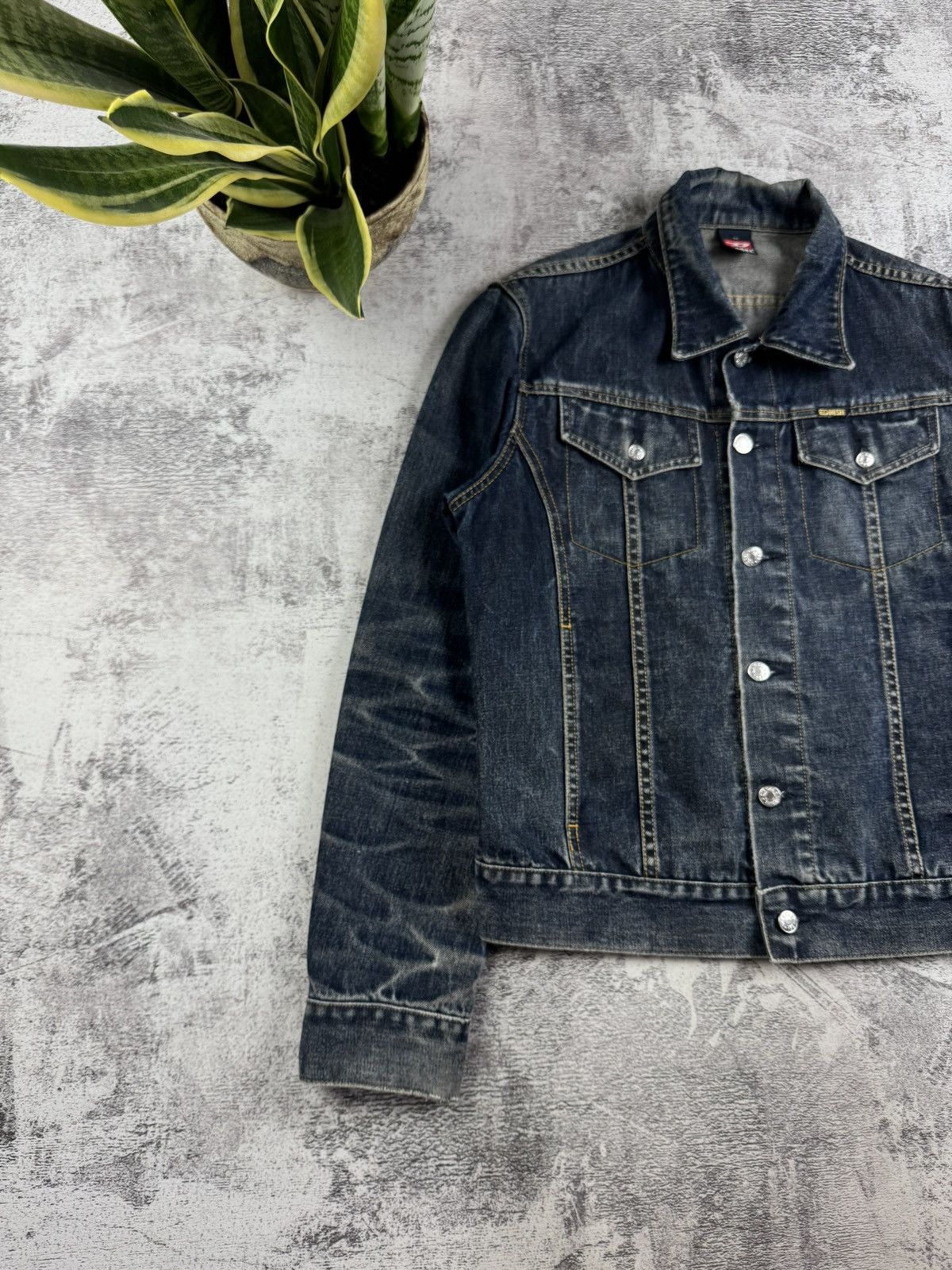 Diesel Diesel Custom 1 of 1 Chess Design Blue Men’s Medium Vintage Denim Jeans Jacket Size US M / EU 48-50 / 2 - 7 Thumbnail