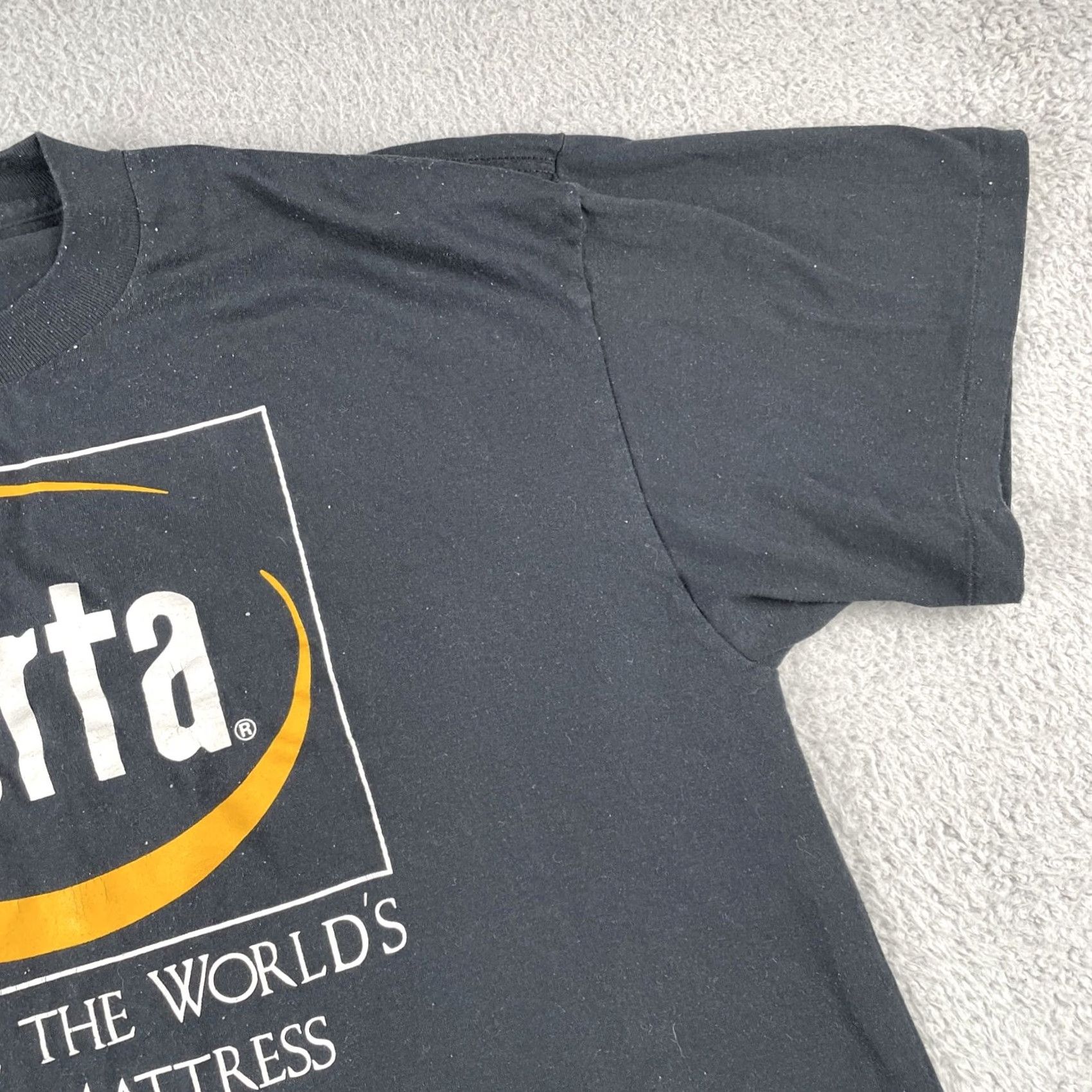 TEE JAYS VINTAGE Tee Jays Select Black XL Shirt Mens 90s USA Crew Neck Cotton Blend Short Sleeve Size US XL / EU 56 / 4 - 4 Thumbnail