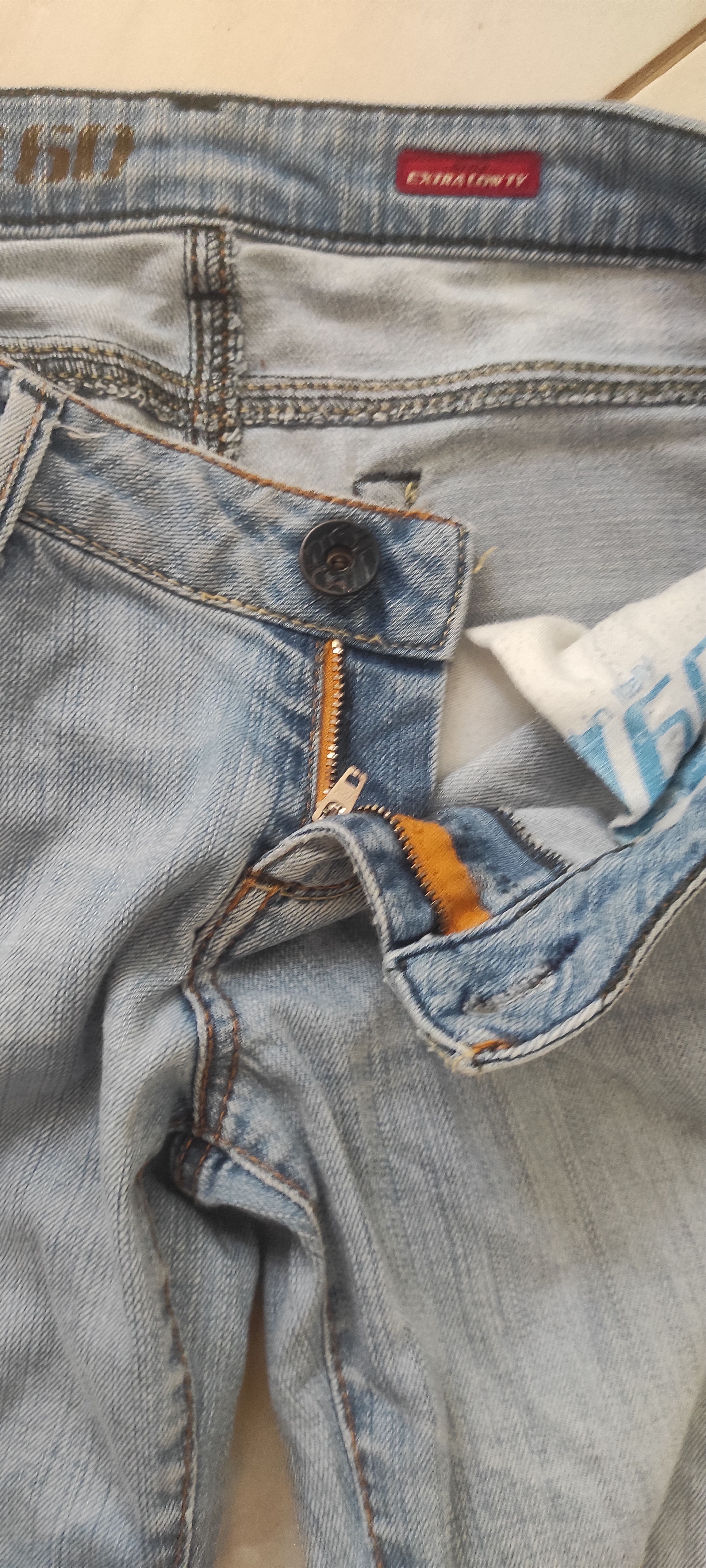 Miss SIxty Vintage Y2K Ultra Low Rise Stretch Bootcut Jeans