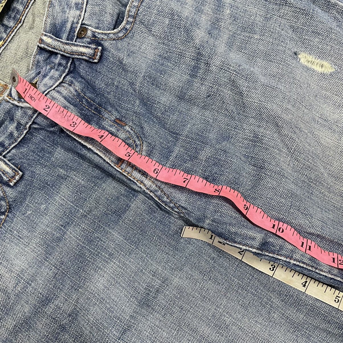 Abercrombie & Fitch Y2k flare abercrombie & fitch Punk Distressed Jeans Size 29" - 23 Thumbnail