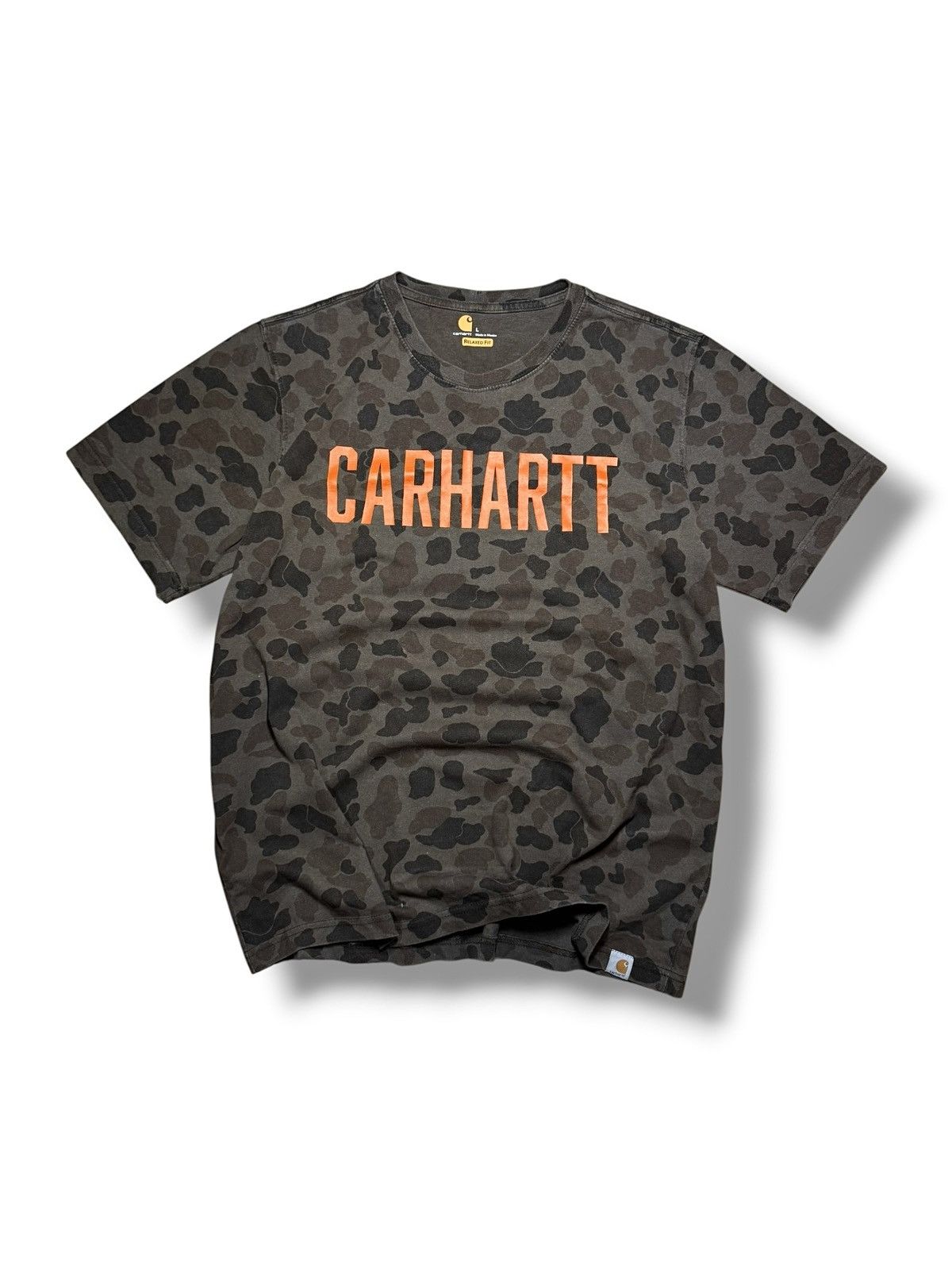 Carhartt Vintage Carhartt Camo T-shirt Y2K Streetwear Size US L / EU 52-54 / 3 - 1 Thumbnail