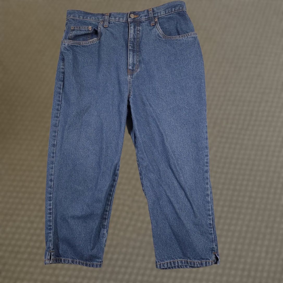 Bill Blass VINTAGE Bill Blass Jeans Womens 14 Blue High Rise Easy Fit Mom Tapered Denim 90s Size 36" / US 14 / IT 50 - 1 Thumbnail