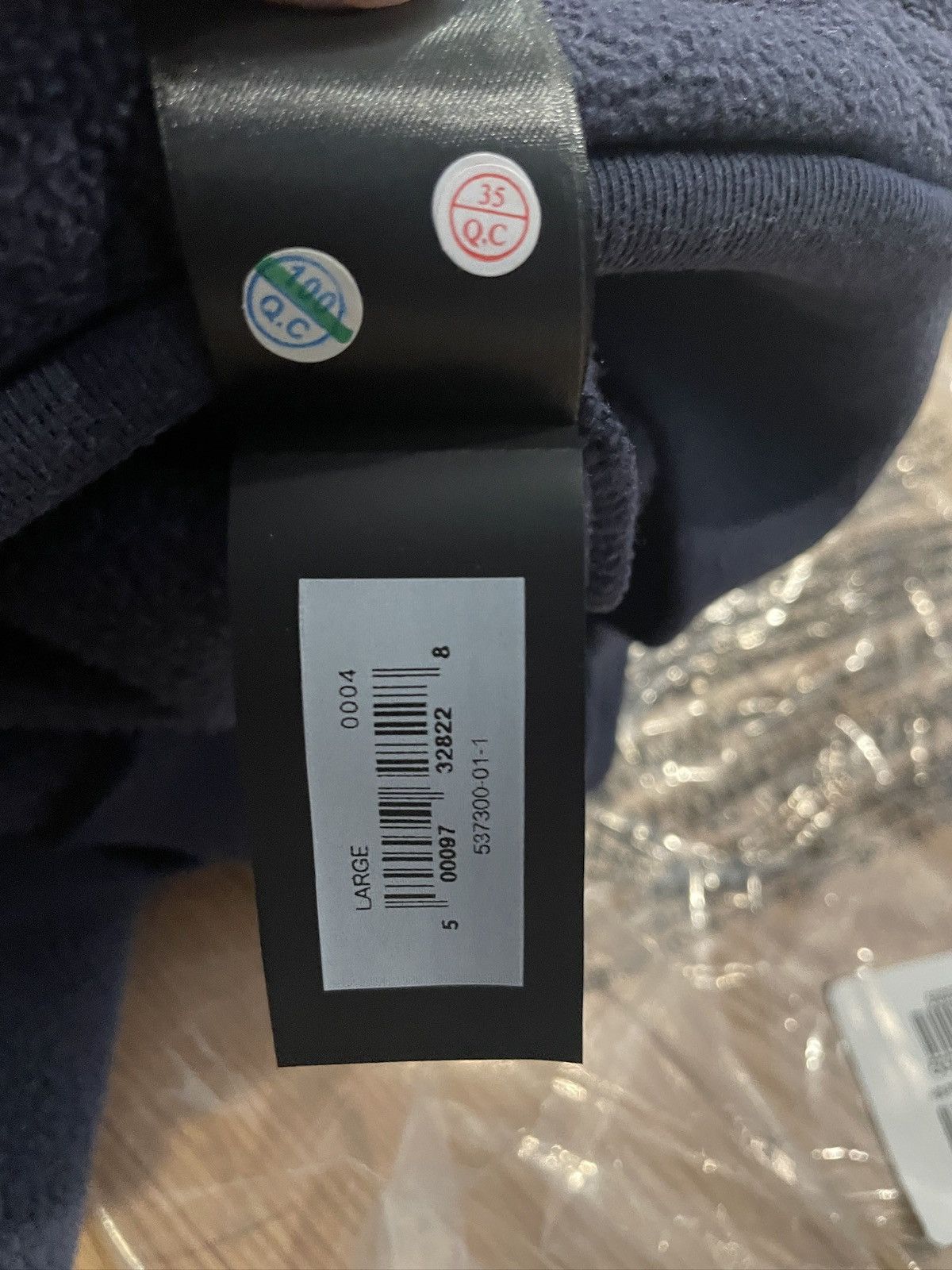 Gap × Kanye West × Yeezy Yeezy Gap Polar Fleece Hoodie Navy Size Large (UNRELEASED) Size US L / EU 52-54 / 3 - 8 Thumbnail