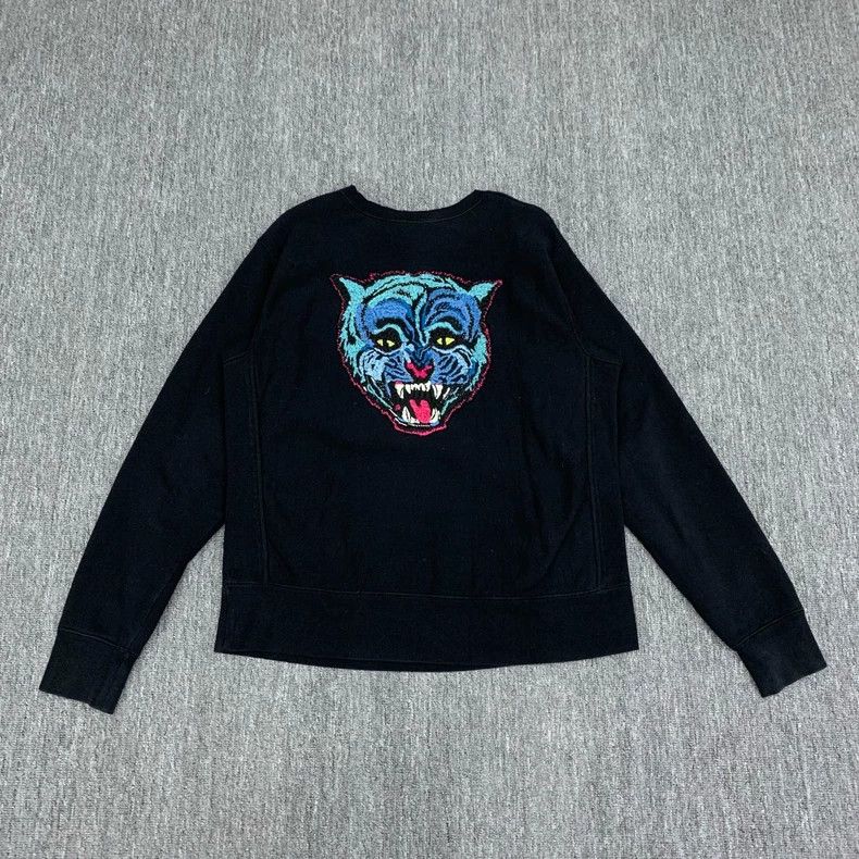 Gucci Gucci Black printed long-sleeved sweatshirt 2504-Nextarrow Size US XL / EU 56 / 4 - 2 Thumbnail