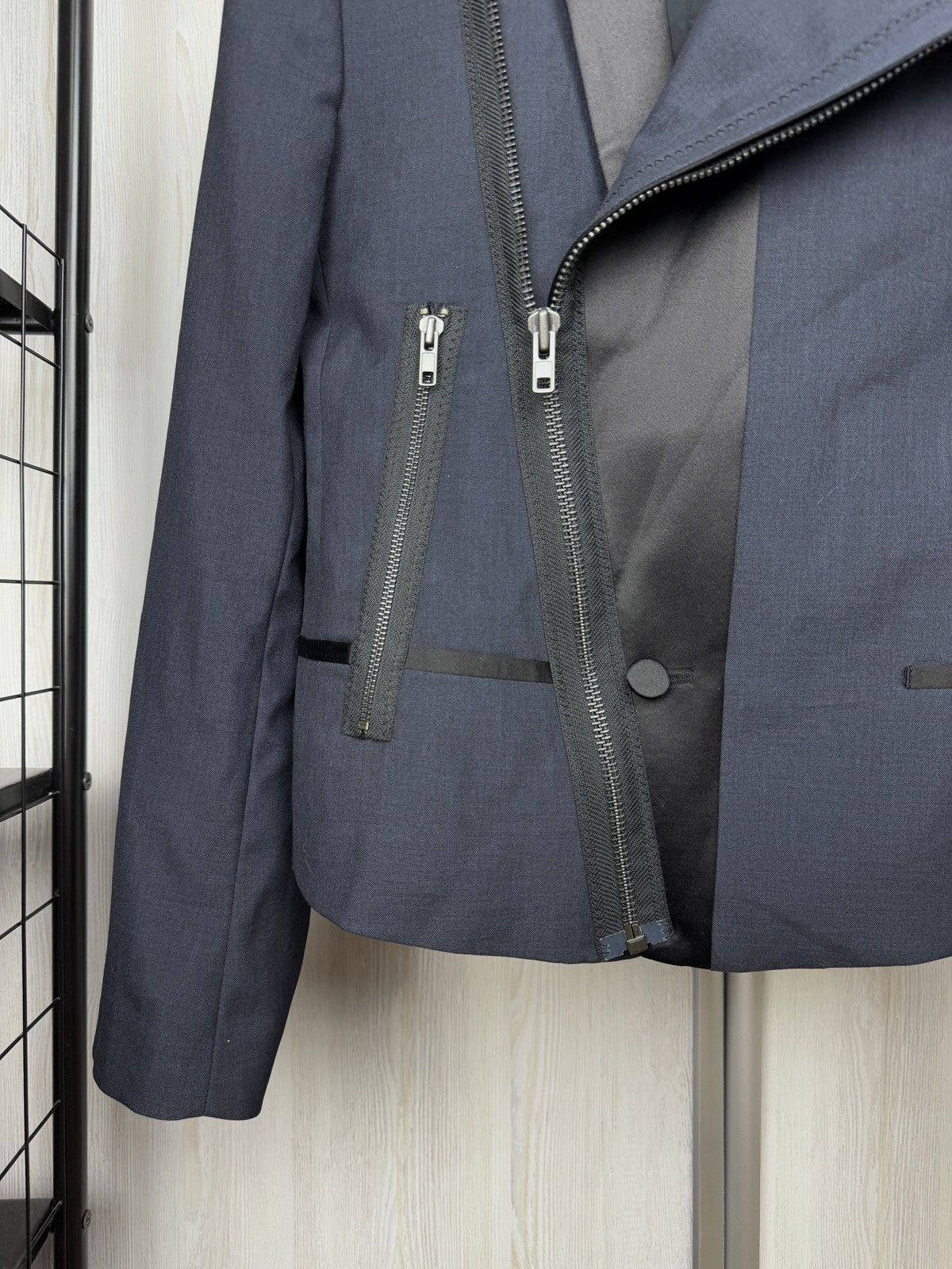 Maison Margiela Maison Margiela SS12 Panelled Lapel Hybrid Biker jacket Size US M / EU 48-50 / 2 - 4 Thumbnail