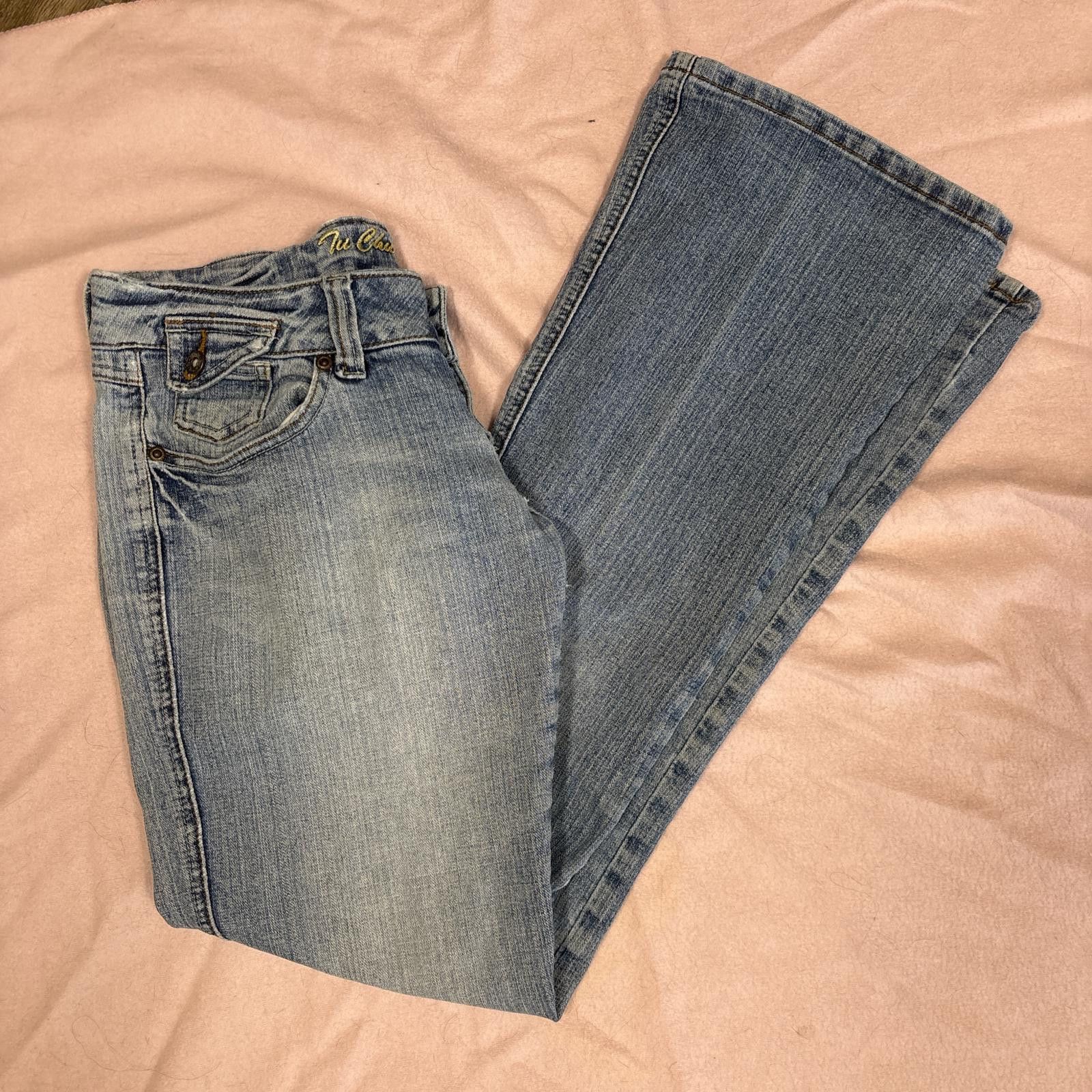 Other y2k distressed low rise flare jeans Size 30" / US 8 / IT 44 - 2 Thumbnail