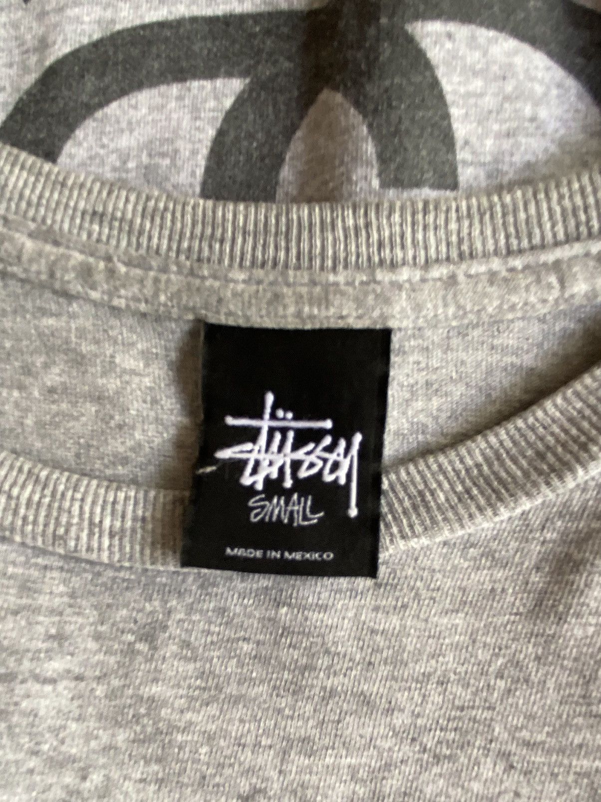 Stussy Stussy Gray Crew Neck Short Sleeve T-Shirt Size US L / EU 52-54 / 3 - 15 Thumbnail