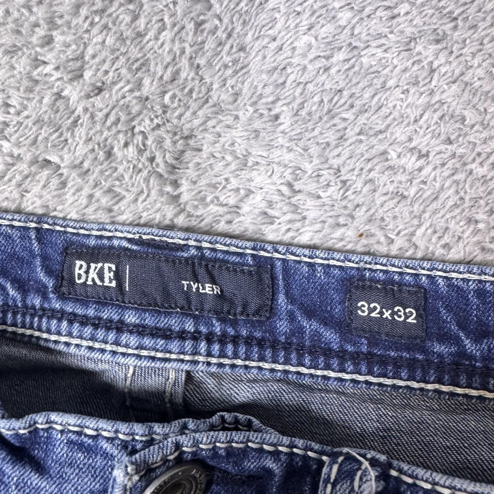 Vintage BKE Tyler Jeans Men 32x32 Cotton Bootcut Whisker Vintage Utility Stretch Cowboy Jeans Size US 32 / EU 48 - 4 Thumbnail