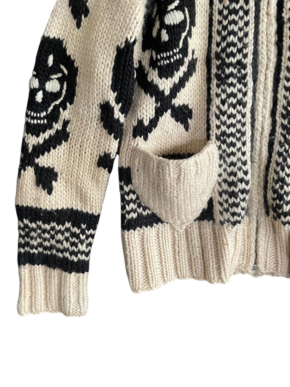 Japanese Brand Vintage Japanese Brand RNA Slang Skull Wool Knitwear 1990s Size US M / EU 48-50 / 2 - 5 Thumbnail