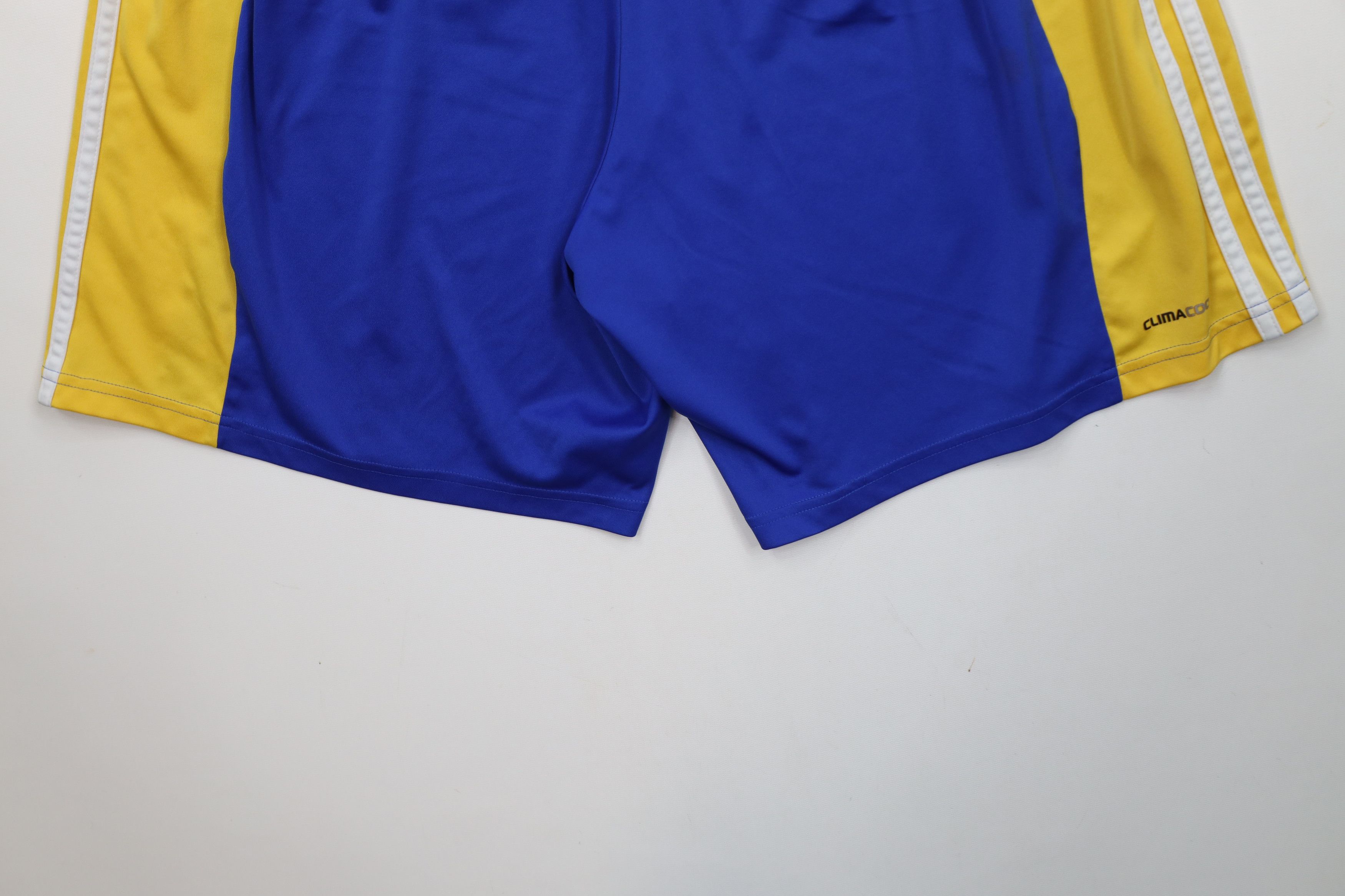 Adidas × Vintage Vintage Adidas Striped Running Jogging Soccer Shorts Blue Size US 36 / EU 52 - 12 Thumbnail