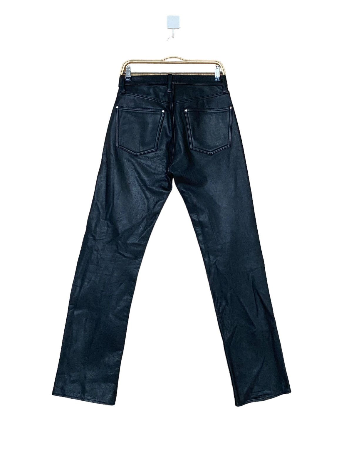 Vintage Vintage Brand Andian Motorcycle Leather Pants 1990s Size US 30 / EU 46 - 2 Thumbnail