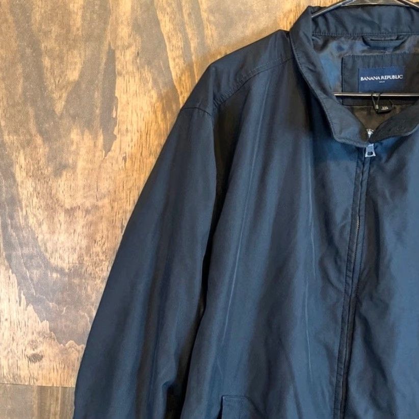 Banana Republic VINTAGE Banana Republic Mens Jacket Black Minimalist Lined Casual Outdoor Collared XXL Size US XXL / EU 58 / 5 - 4 Thumbnail