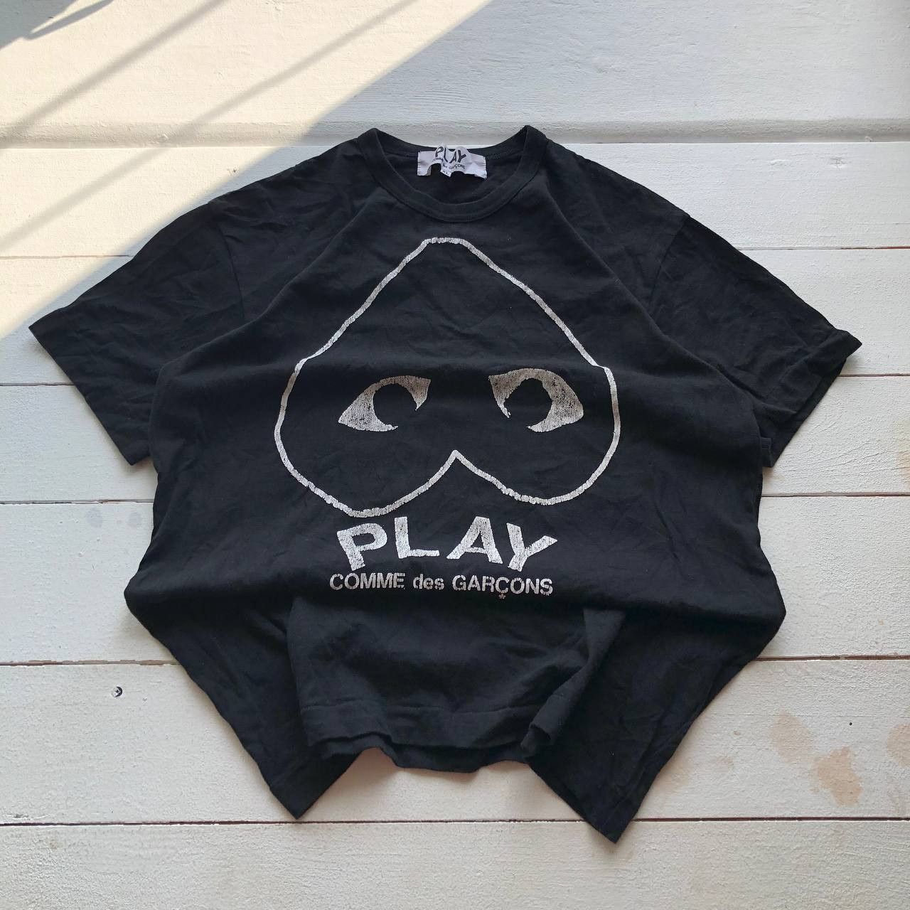 Comme des Garcons × Comme des Garcons PLAY × Designer *VERY RARE!…Play Comme des Garcons Mens Tee XL Size US XL / EU 56 / 4 - 2 Thumbnail