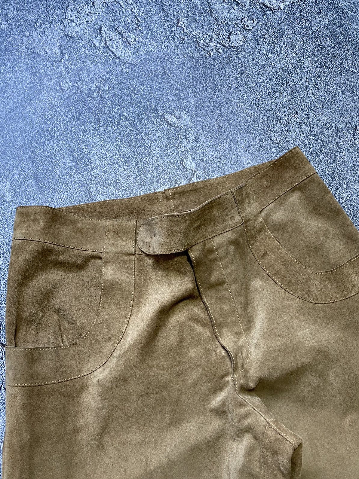 Marni Marni suede leather pelle wide pants Size 28" / US 6 / IT 42 - 7 Thumbnail