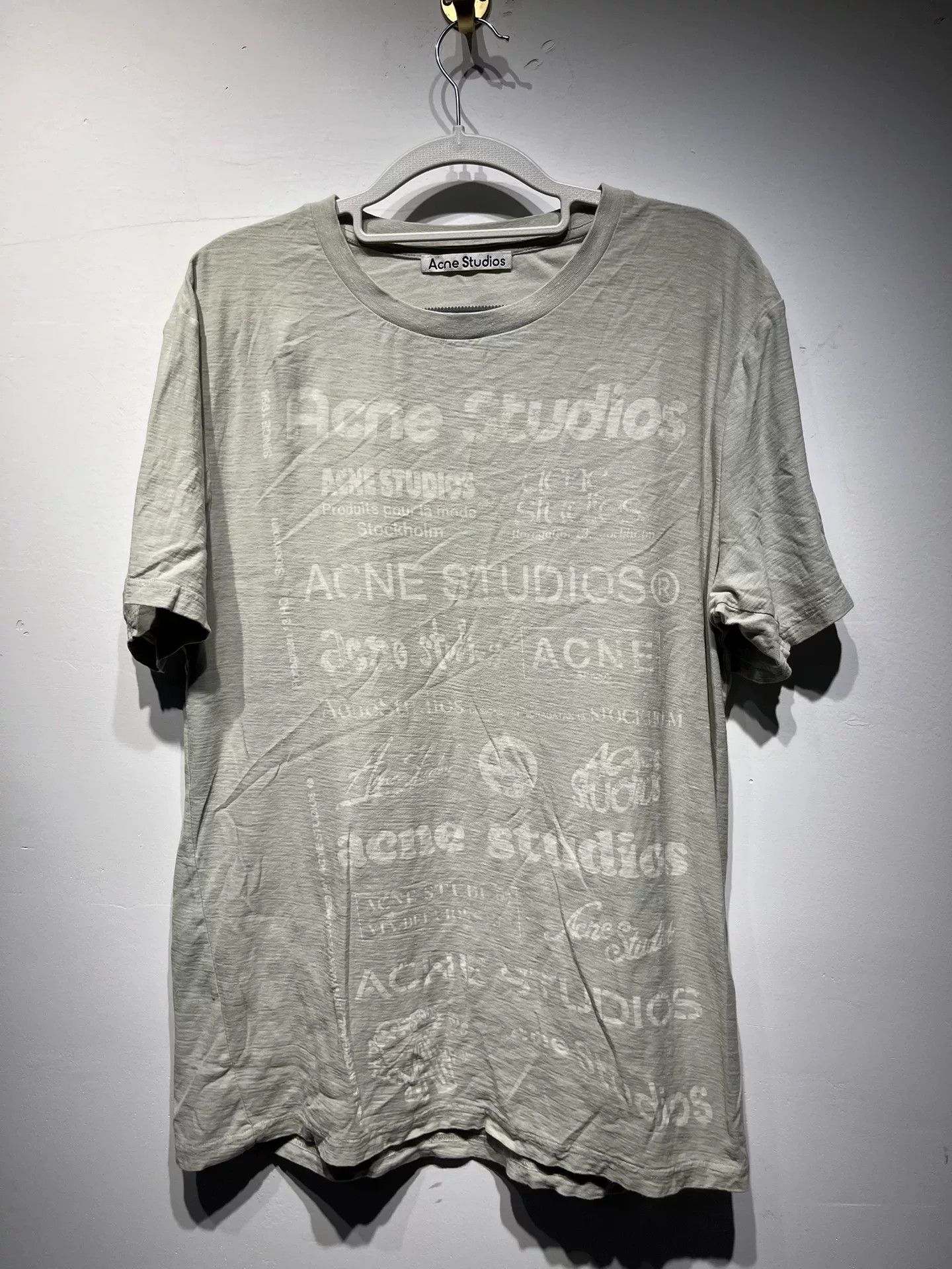 Acne Studios Acne Studios Casual Printed Green T-Shirt L Men Size US L / EU 52-54 / 3 - 1 Thumbnail