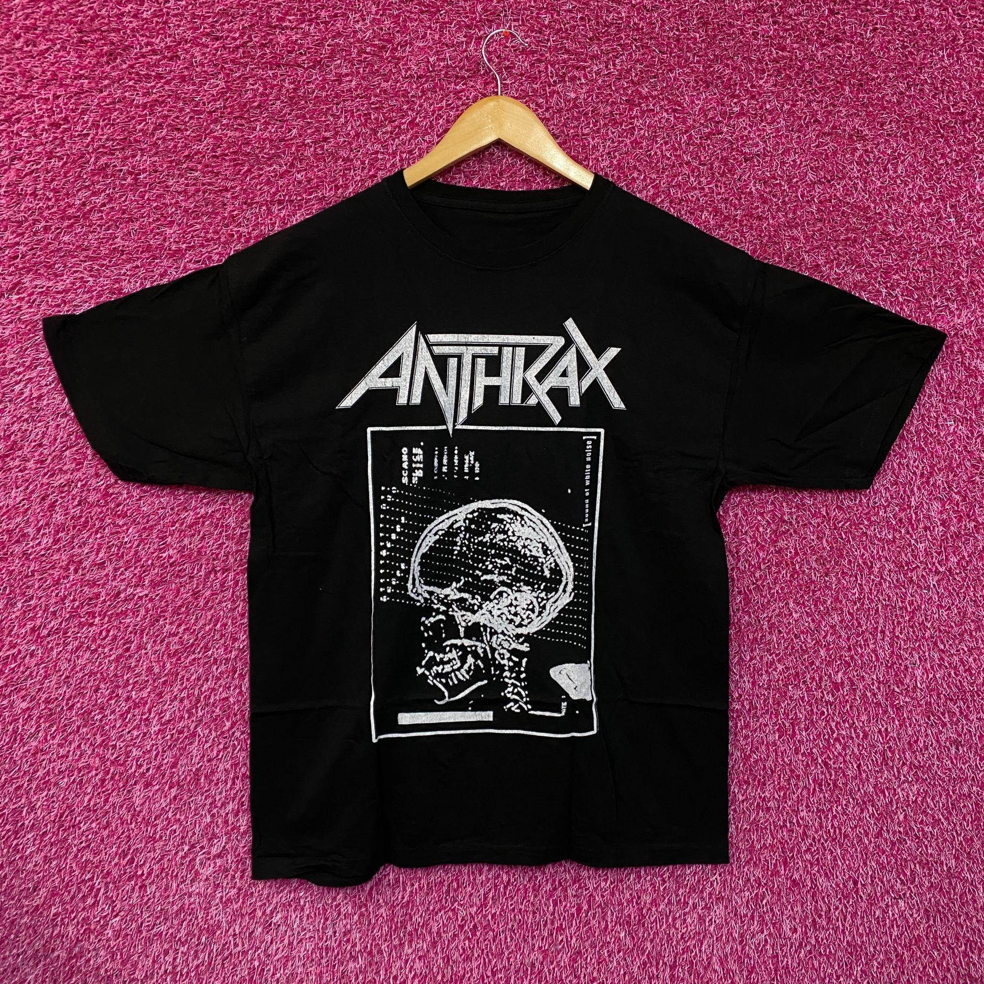 Band Tees Anthrax Sound of White Noise Album Thrash Metal Band Tee lar Size US L / EU 52-54 / 3 - 1 Thumbnail